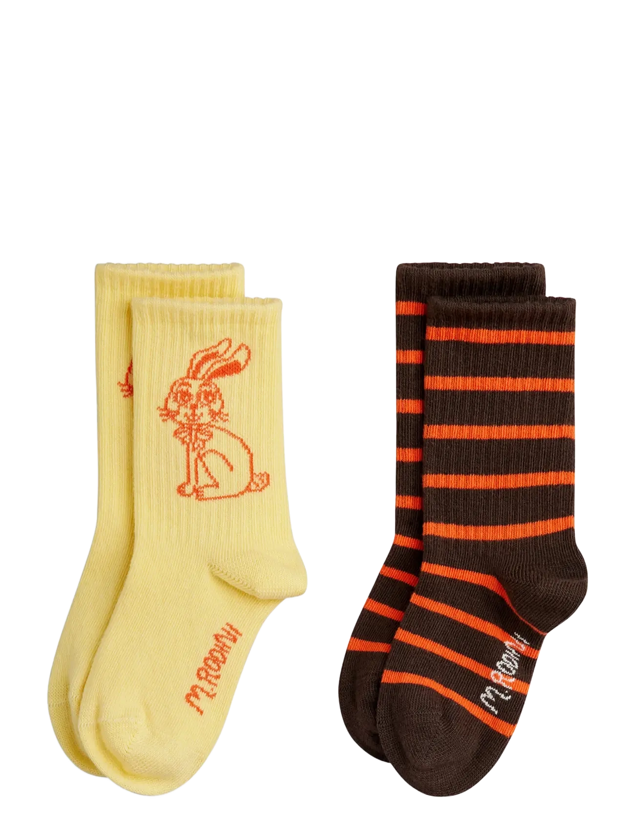 Mini Rodini Rabbit 2-pack socks - Imik  44-92 - MULTI / multi