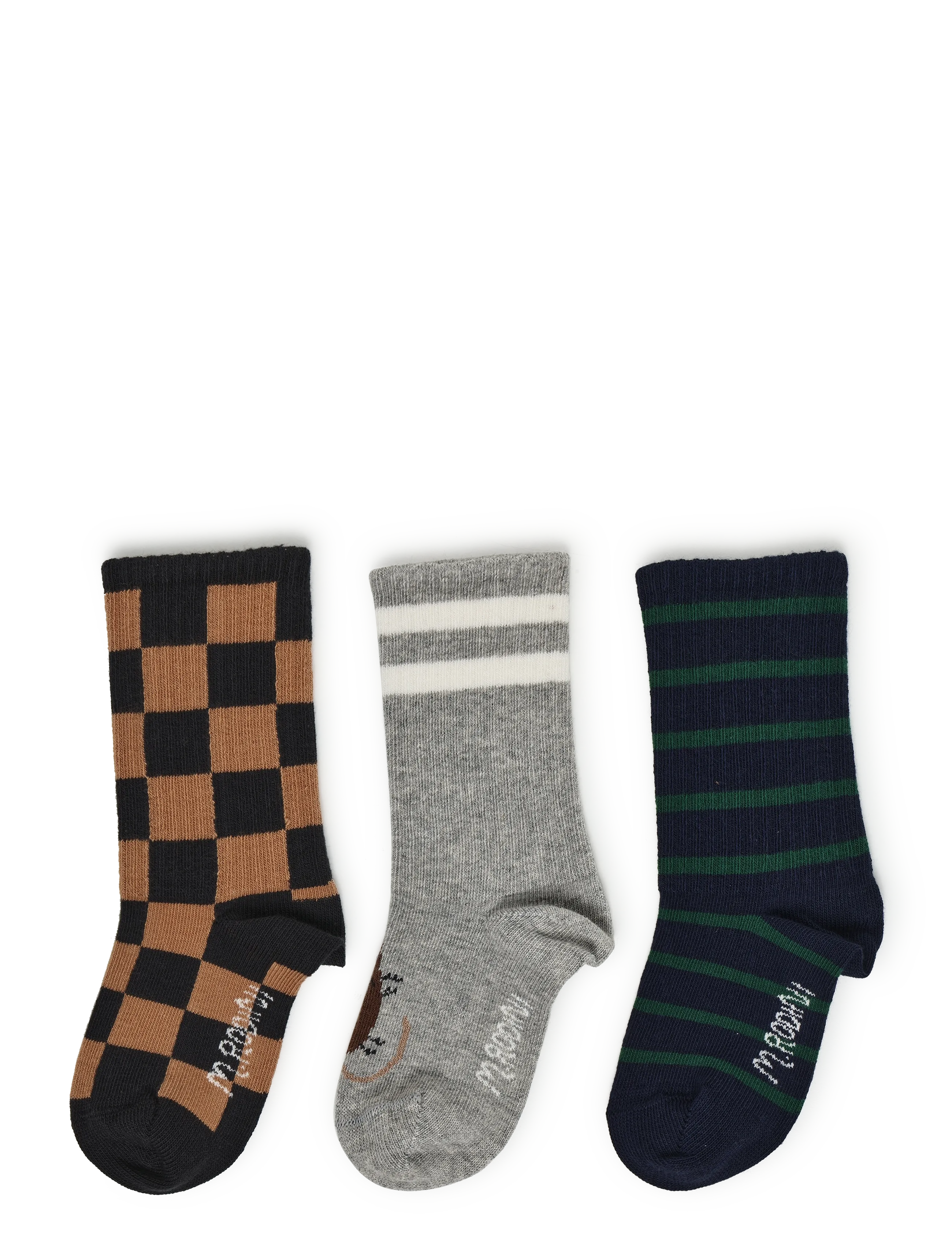 Mini Rodini Chess check 3-pack socks - Riided - MULTI / multi