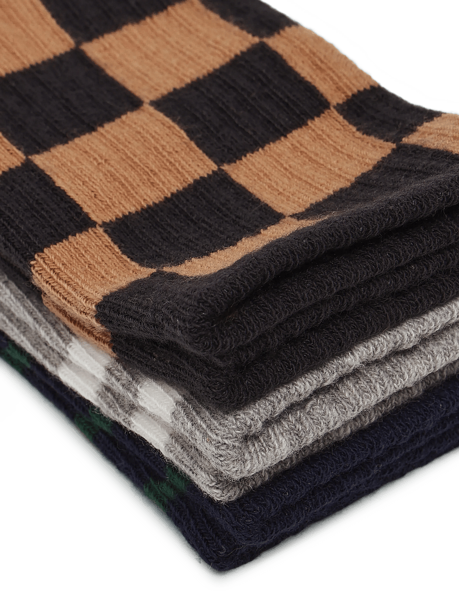 Mini Rodini - Chess check 3-pack socks - chaussettes pour bébé - multi - 2