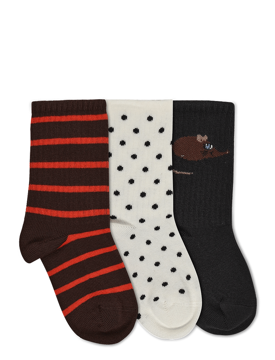 Mini Rodini - Elephant shrew 3-pack socks - strümpfe - multi - 1