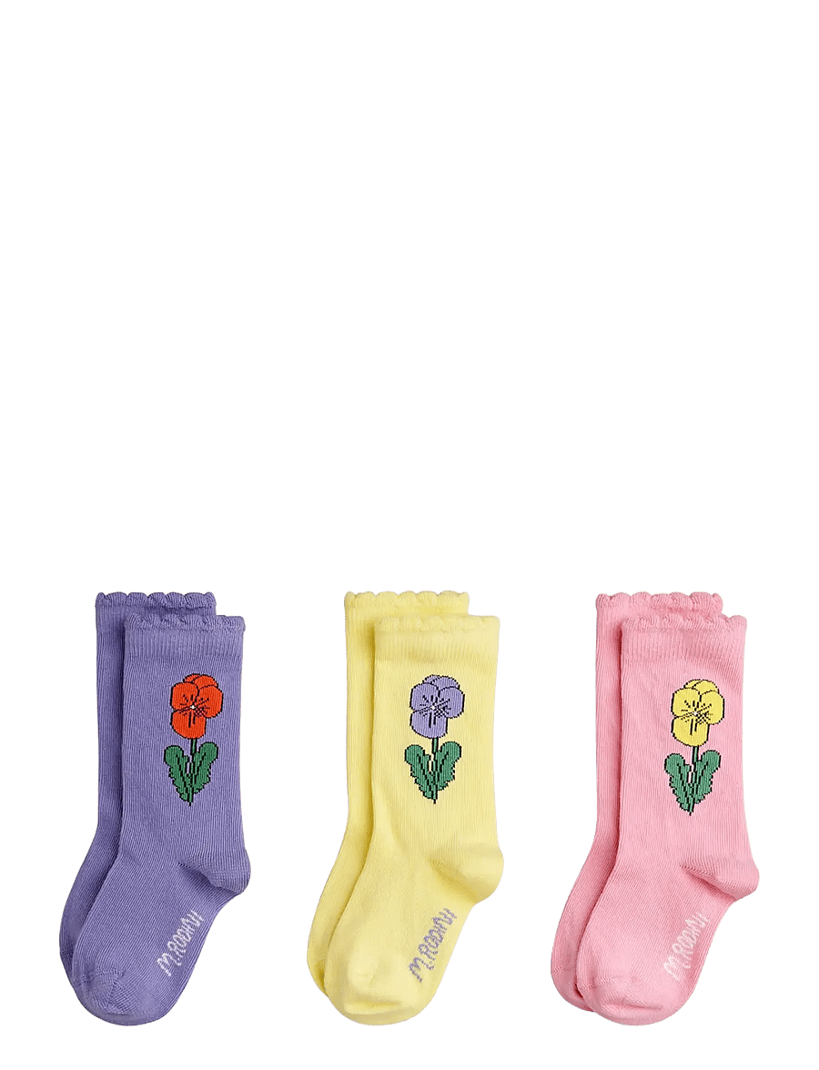 Mini Rodini - Violas 3-pack socks - baby-socken - multi - 0