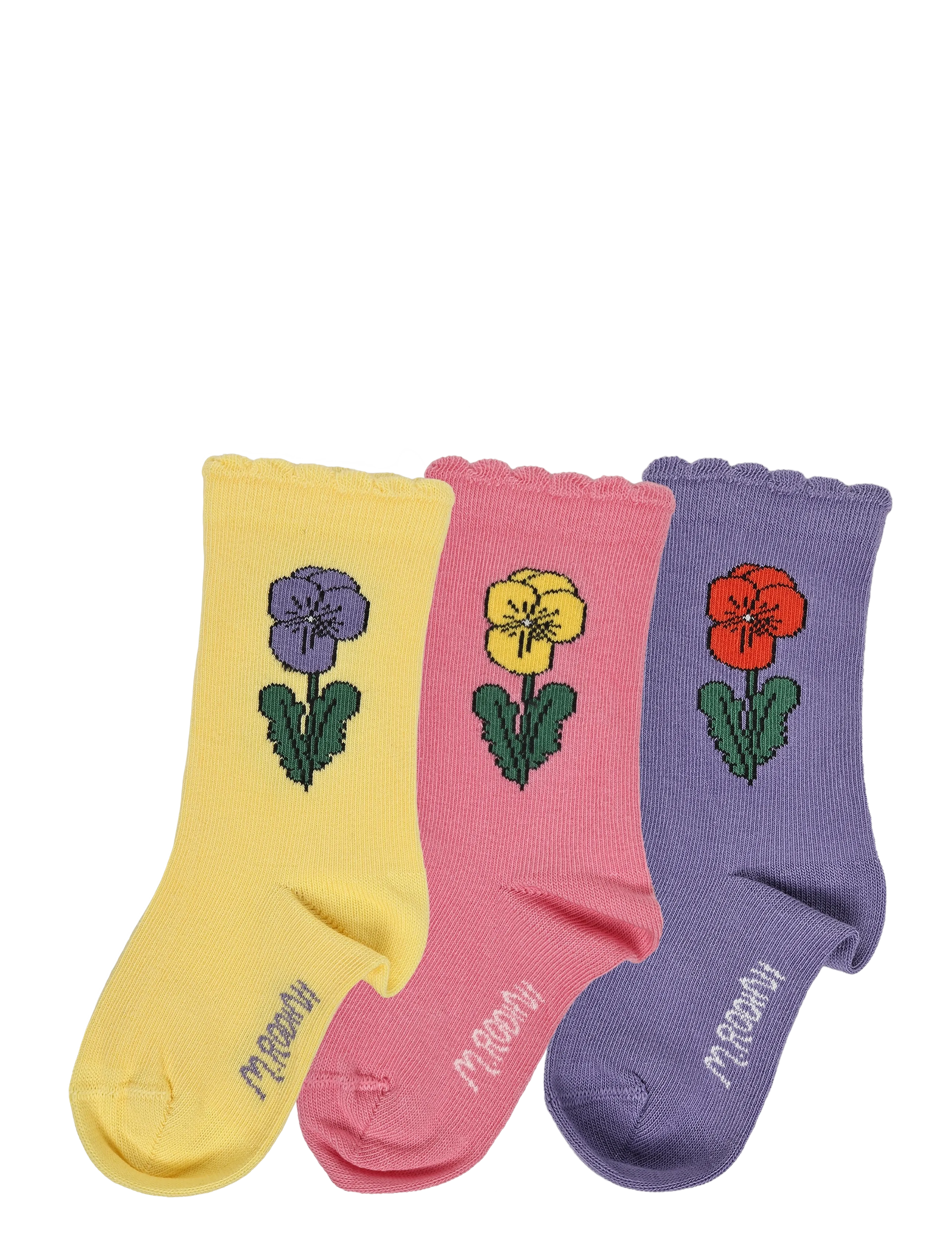 Mini Rodini Violas 3-pack socks - Clothing - MULTI / multi