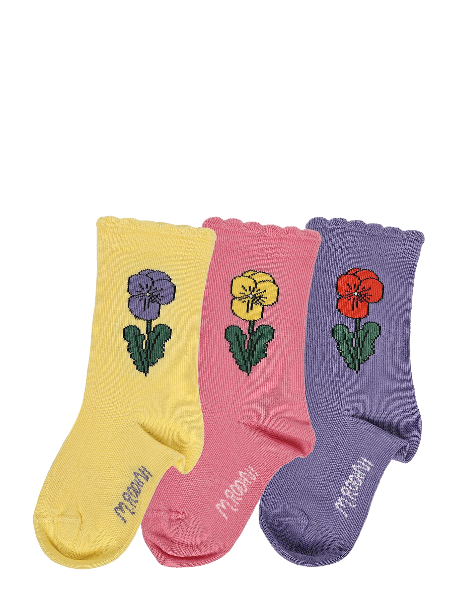 Mini Rodini - Violas 3-pack socks - baby-socken - multi - 0