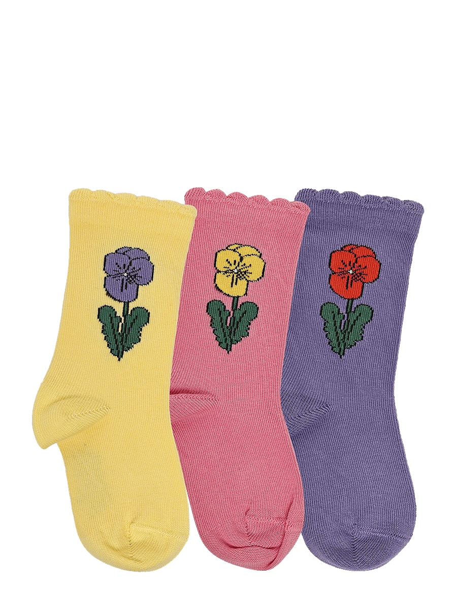 Mini Rodini - Violas 3-pack socks - baby-socken - multi - 1