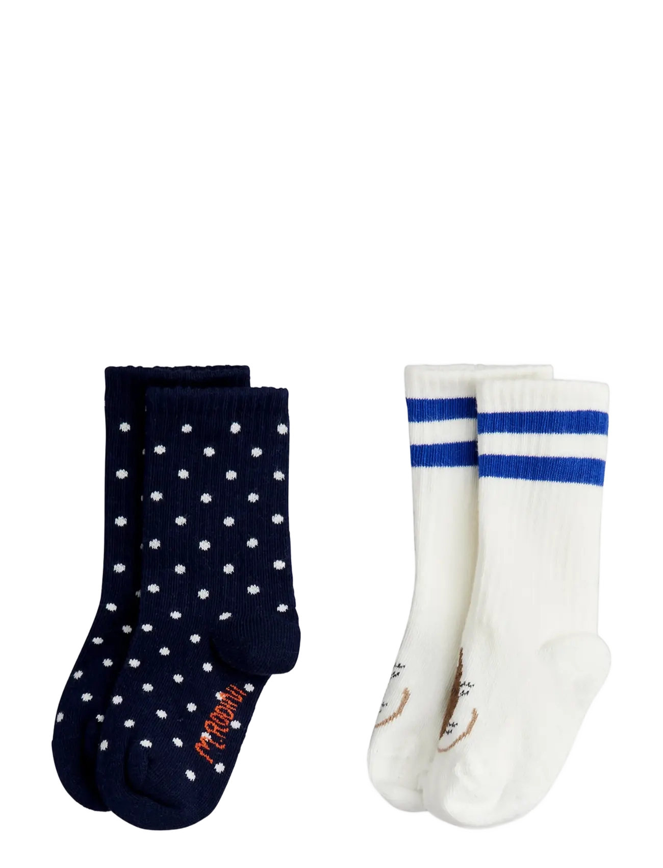 Mini Rodini Elephant shrew 2-pack socks - Strømper - MULTI / multi
