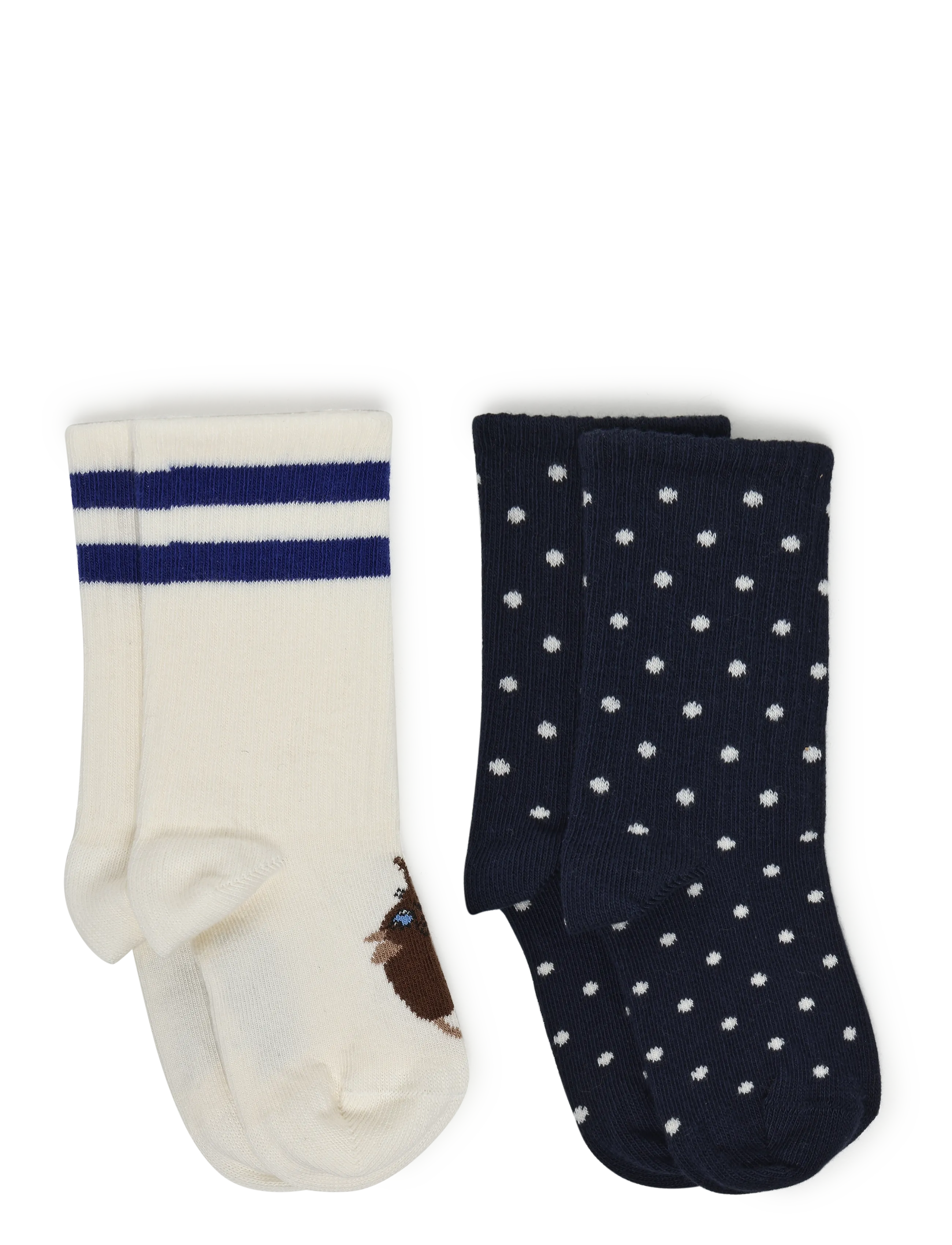 Mini Rodini - Elephant shrew 2-pack socks - babysokker - multi - 1