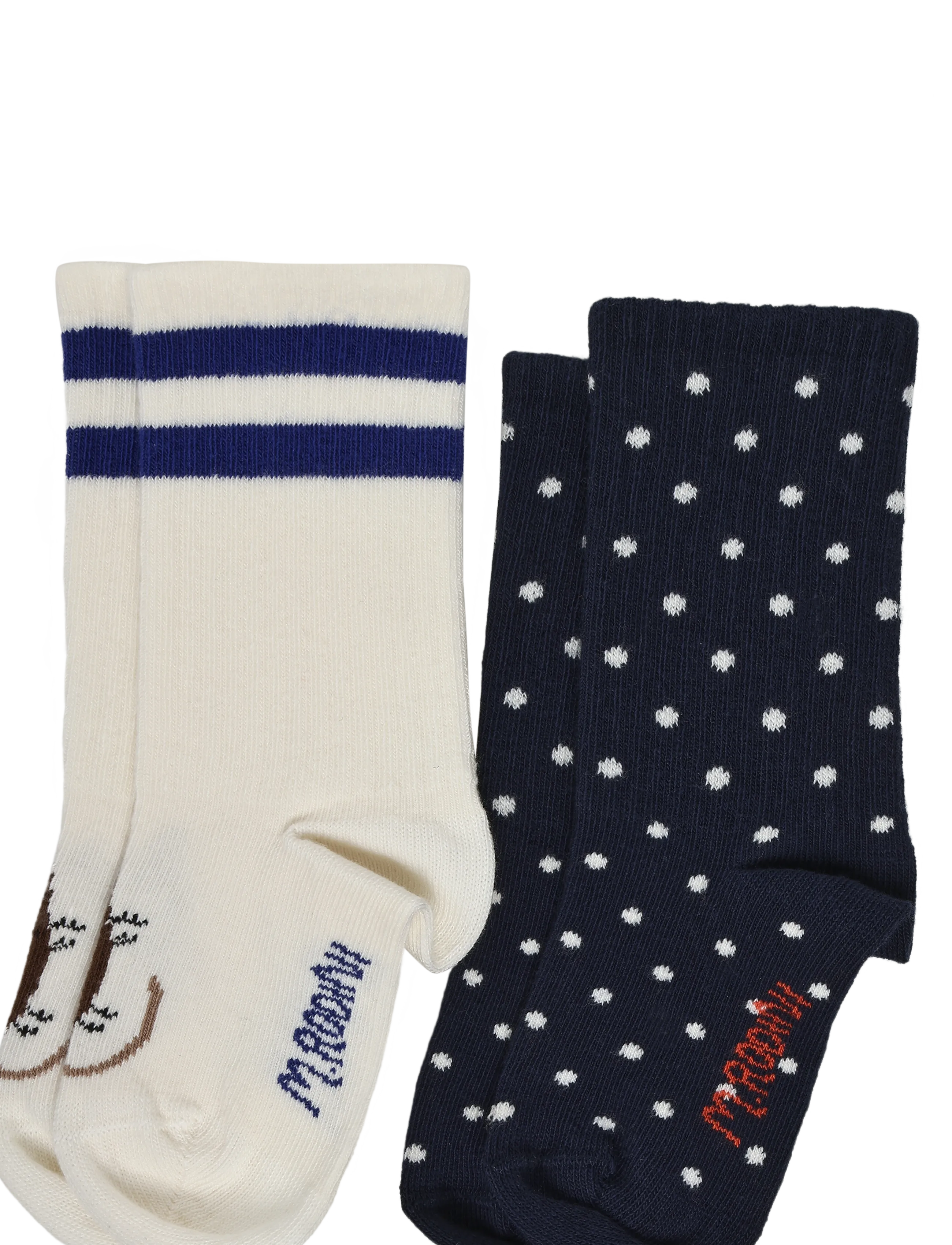 Mini Rodini - Elephant shrew 2-pack socks - babysokker - multi - 2