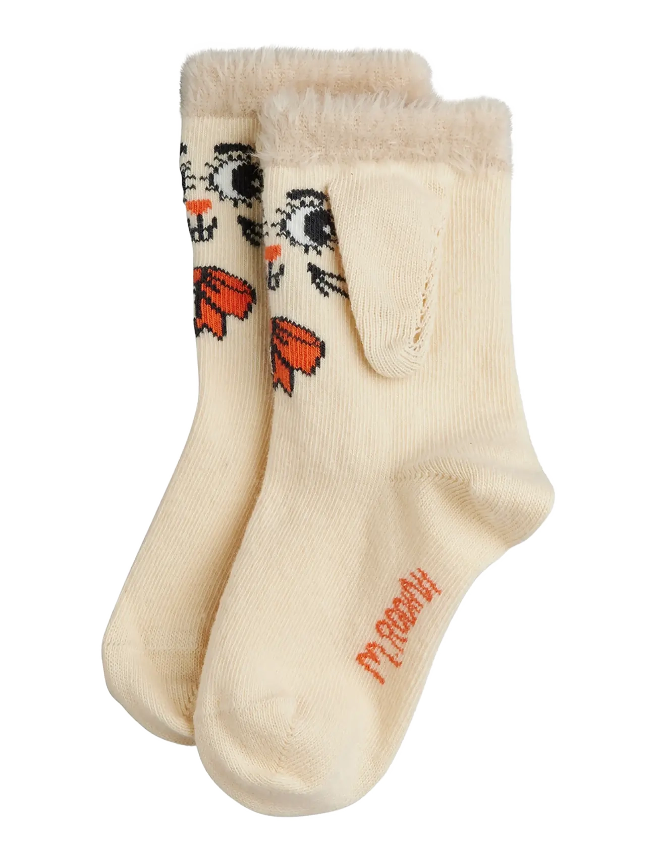 Mini Rodini Rabbit 1-pack ear socks - Imik  44-92 - OFF-WHITE / cream
