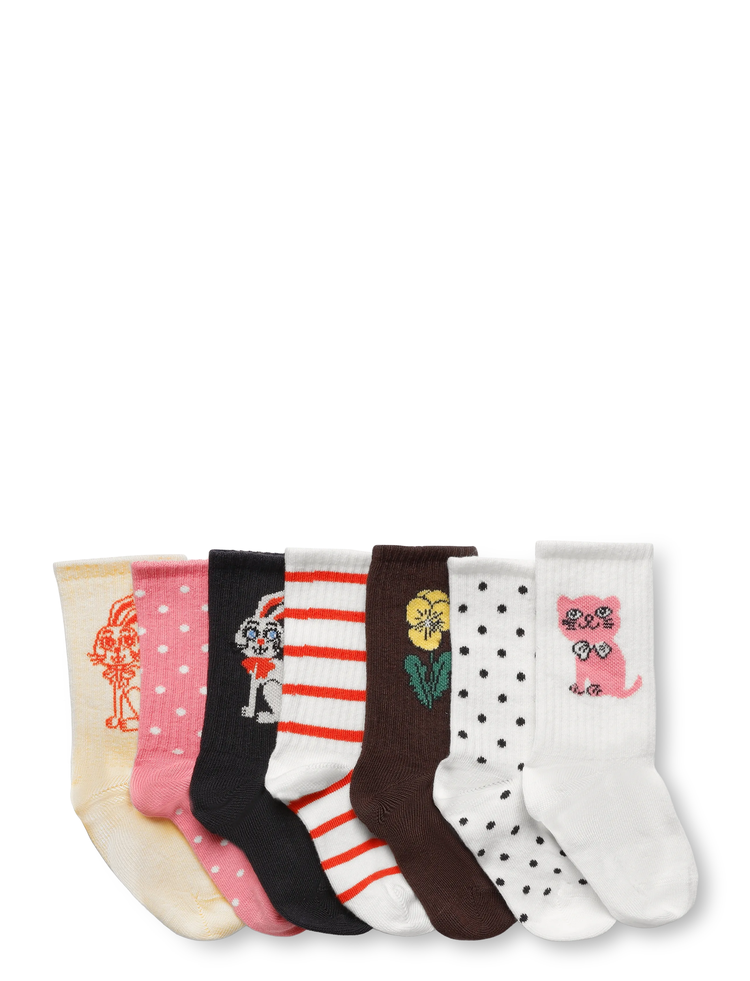 Mini Rodini - Rabbit 7-pack socks - strümpfe - multi - 1