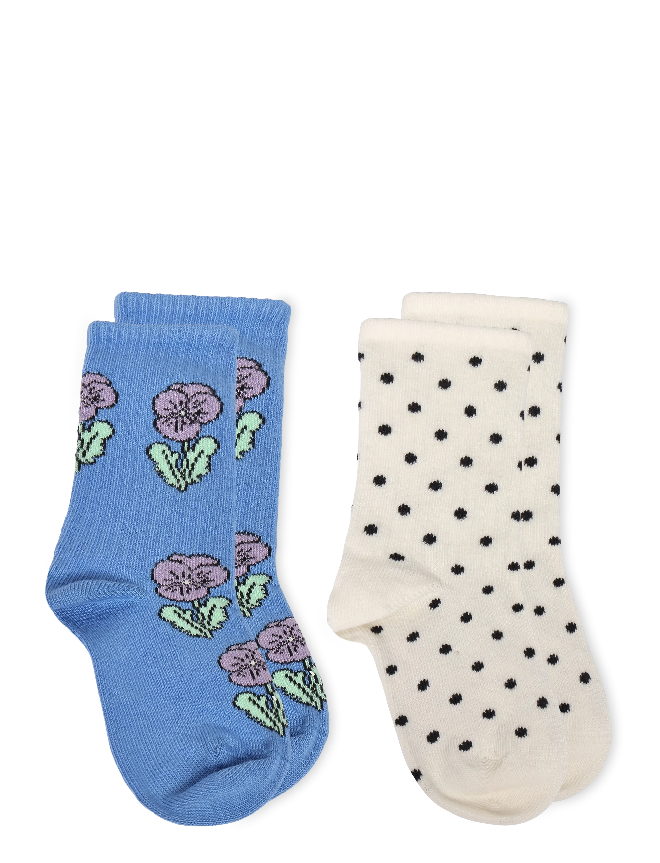 Mini Rodini - Violas 2-pack socks - sokid - multi - 1