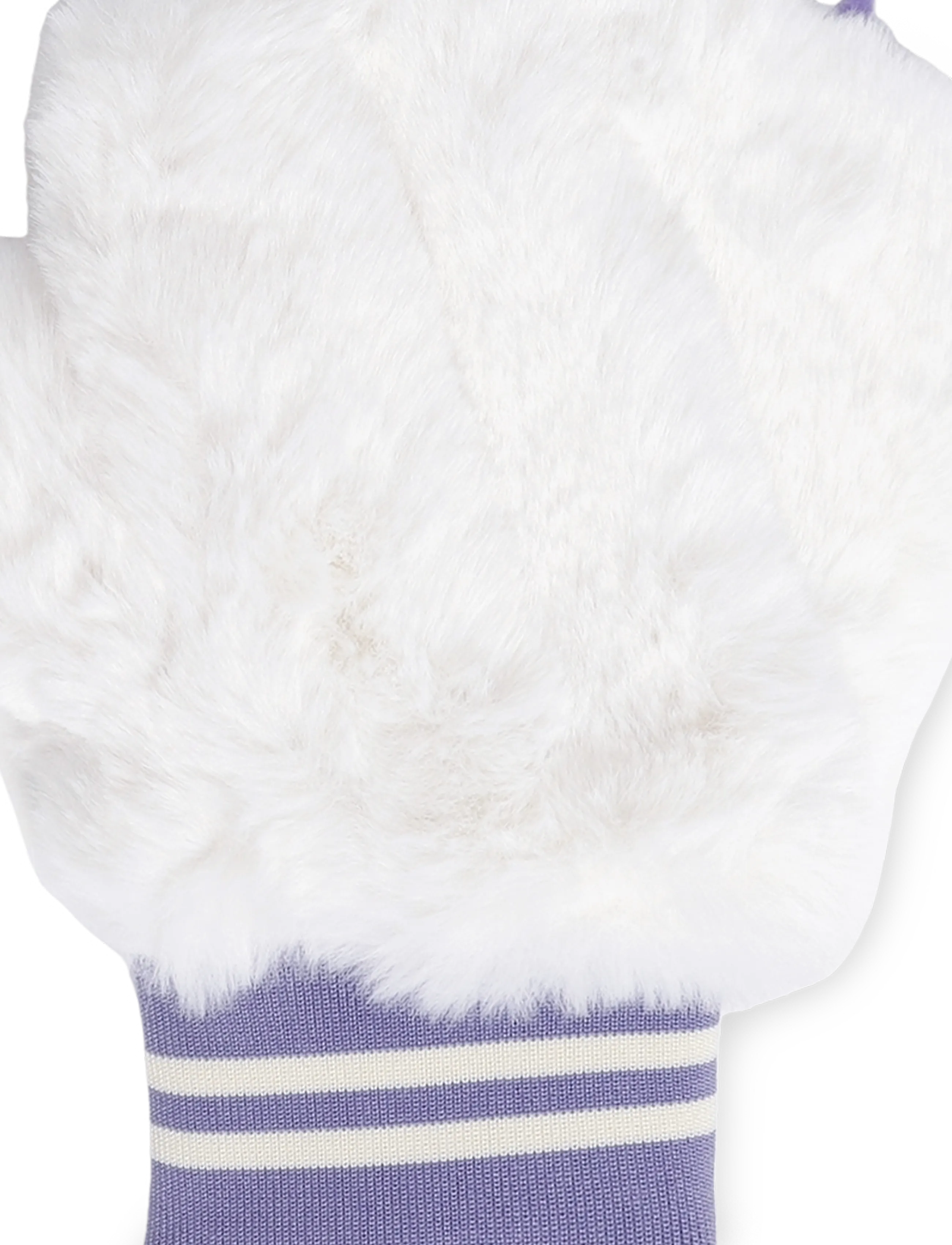 Mini Rodini - Faux fur mittens - handskar - brown - 2