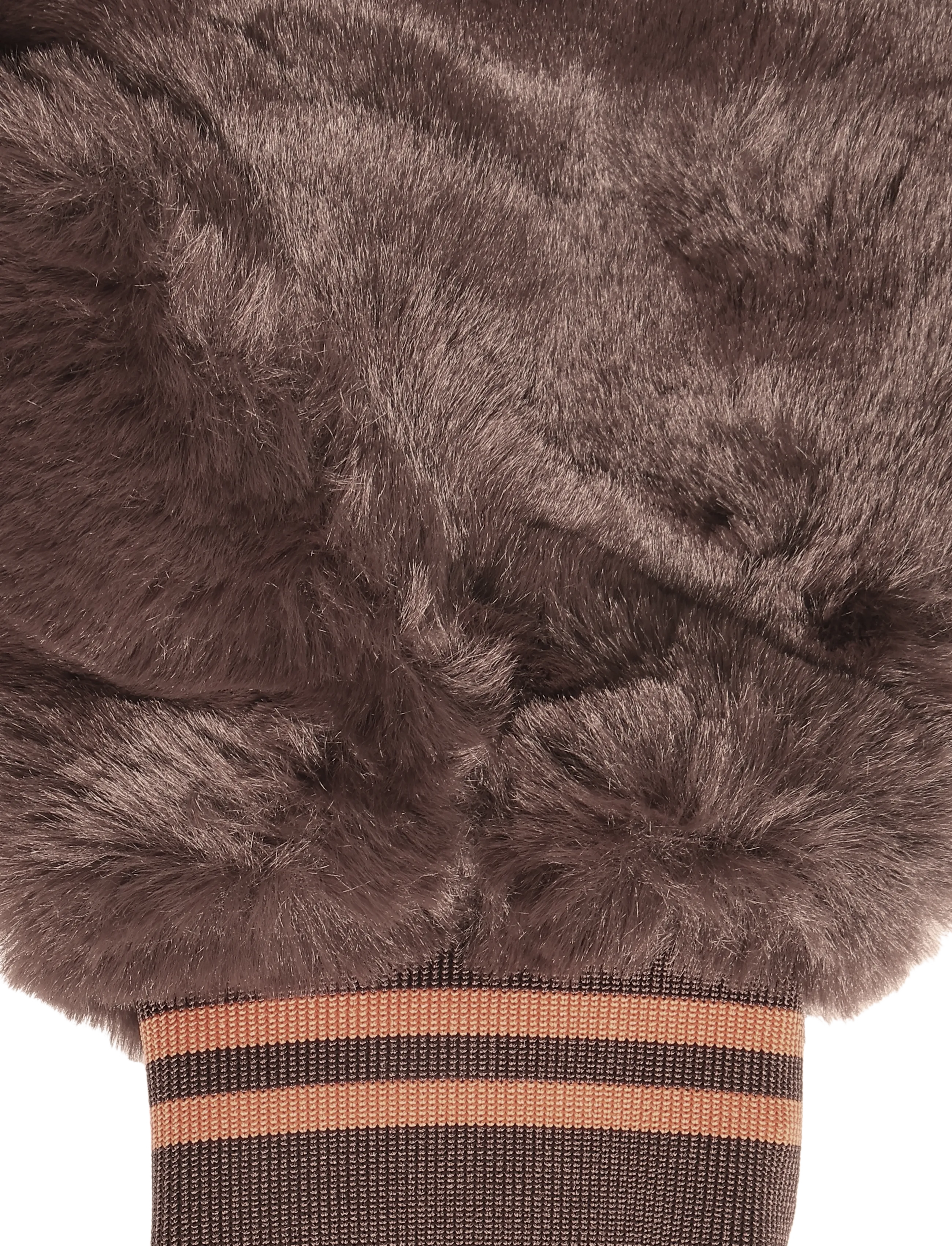 Mini Rodini - Faux fur mittens - handsker - off-white - 2
