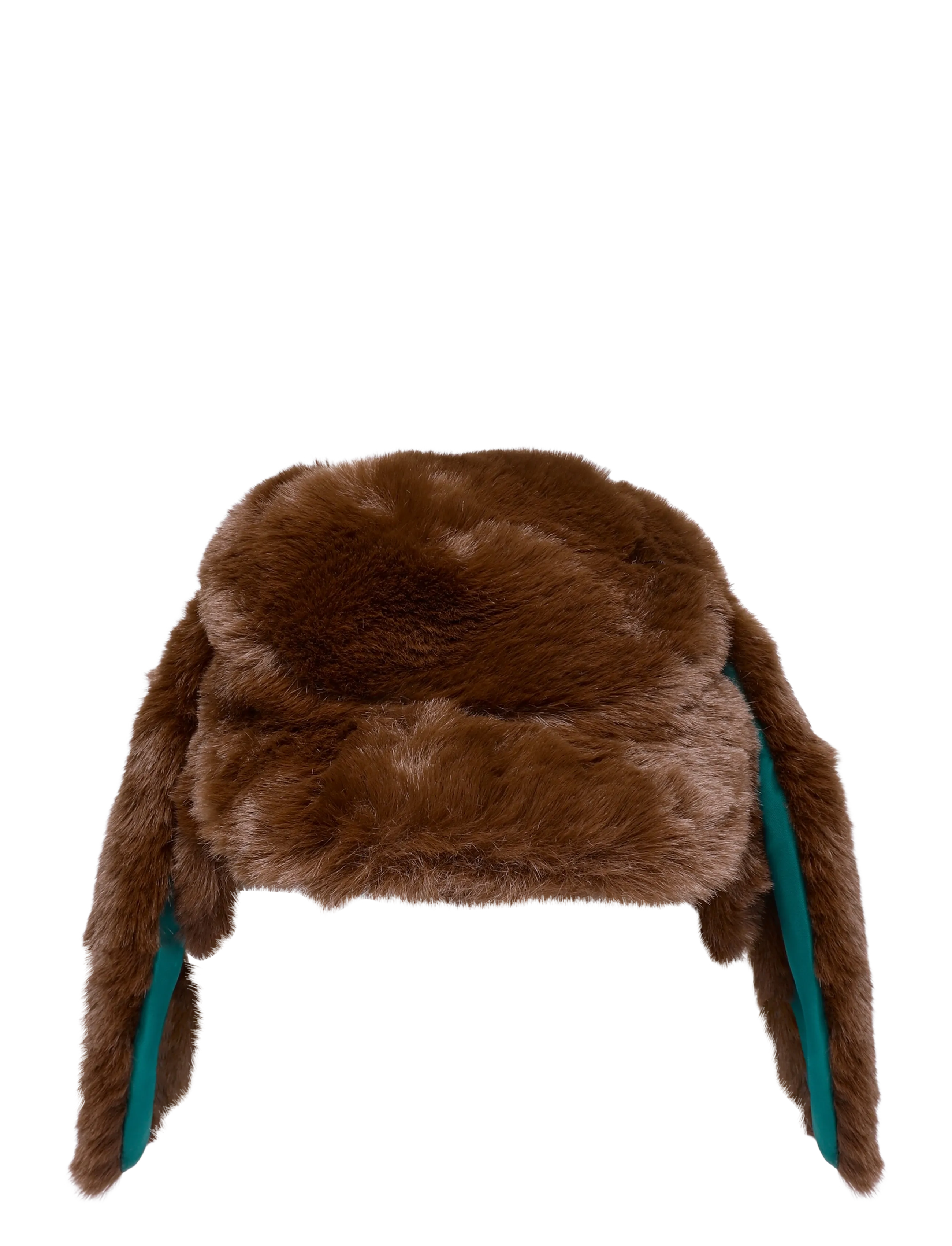 Mini Rodini Rabbit ear faux fur cap - Accessories - BROWN / brown