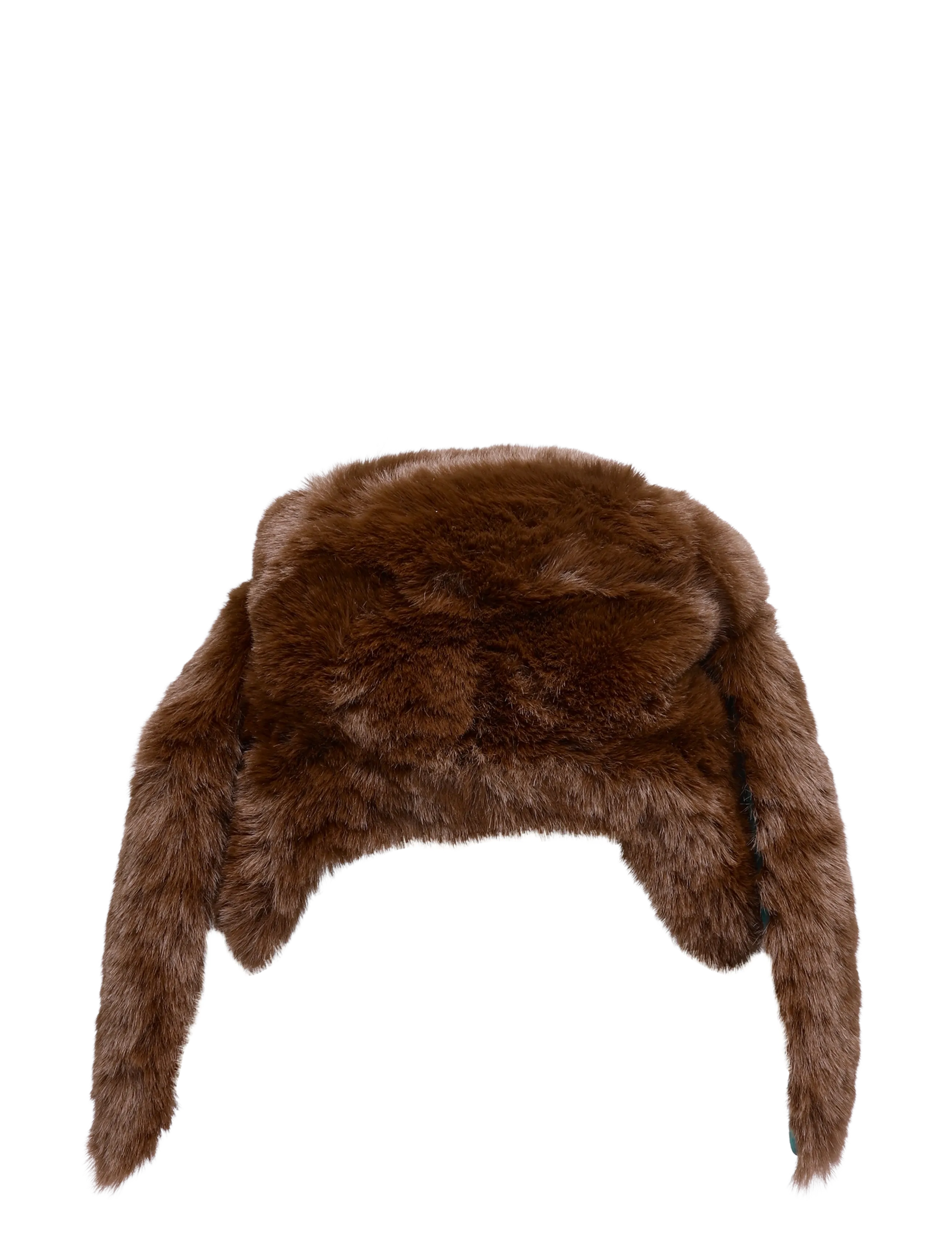 Mini Rodini - Rabbit ear faux fur cap - brown - 1