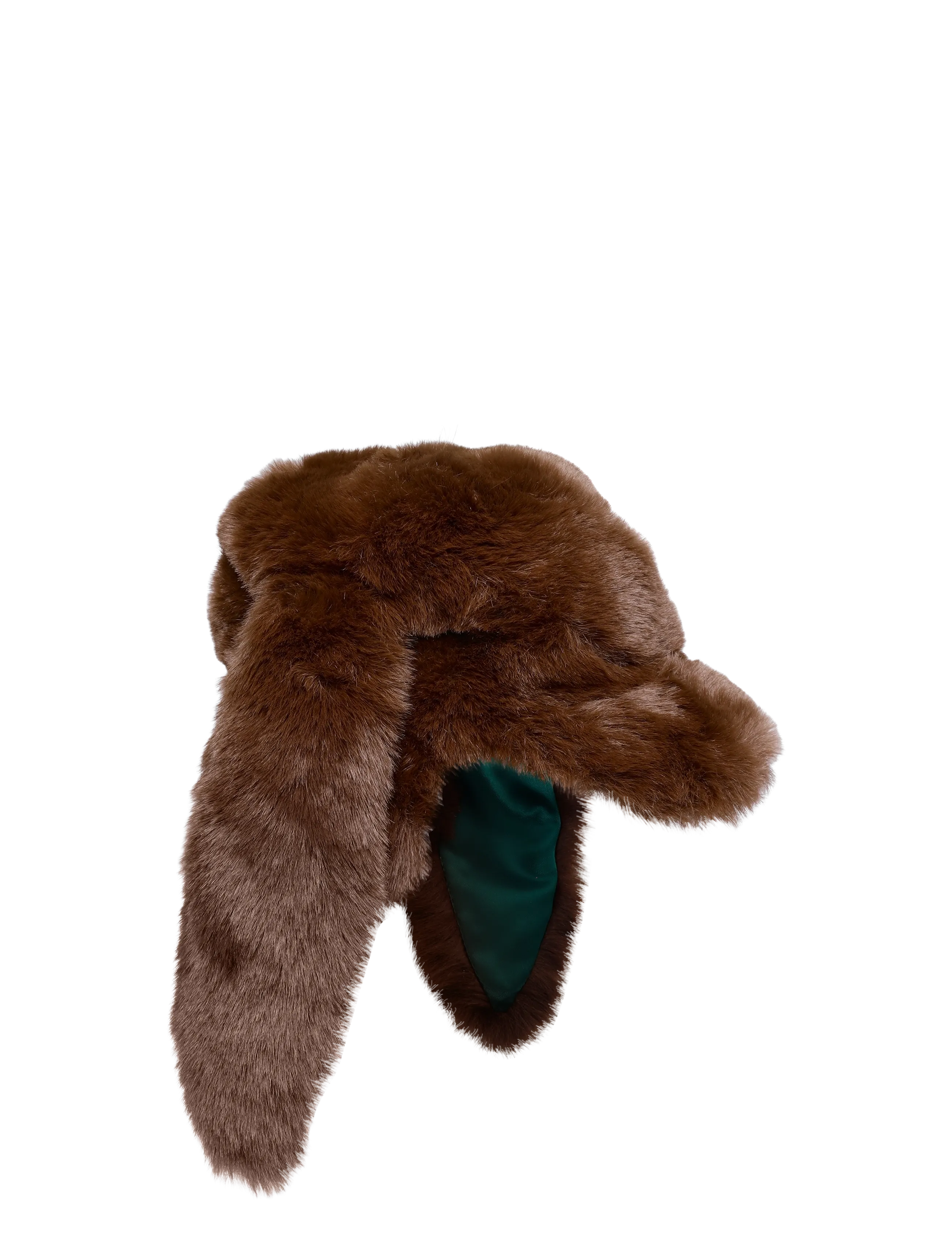 Mini Rodini - Rabbit ear faux fur cap - brown - 2