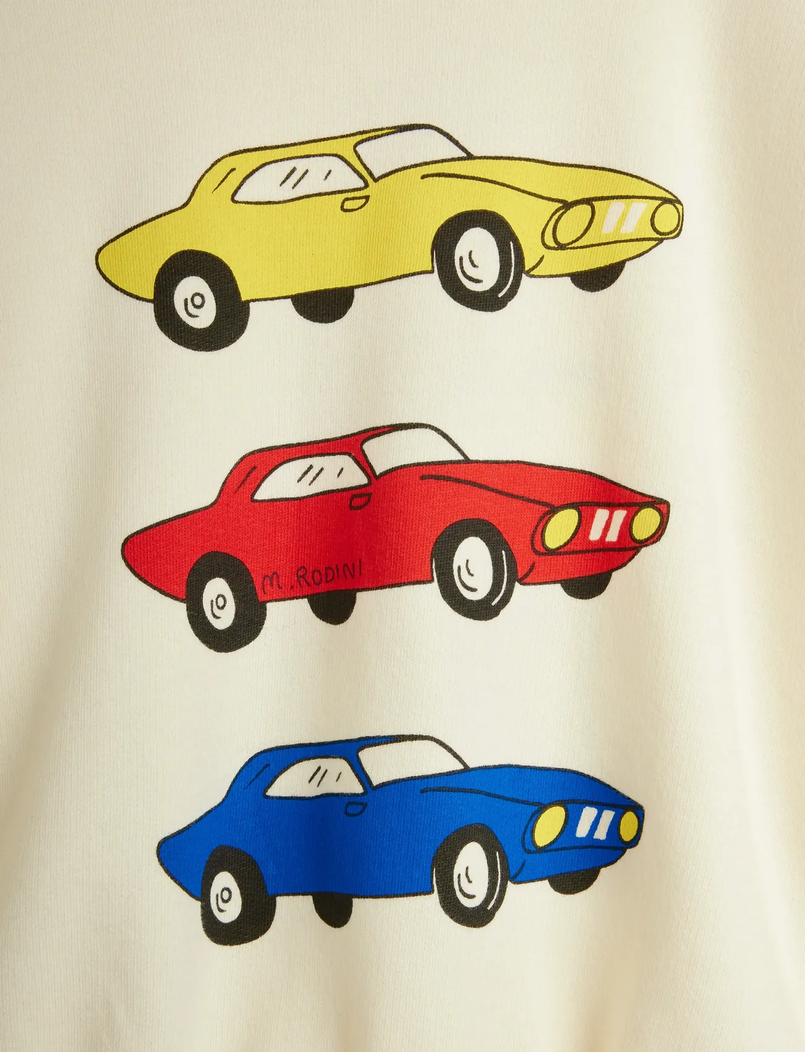 Mini Rodini - Cars sp sweatshirt - sweatshirts - white - 3