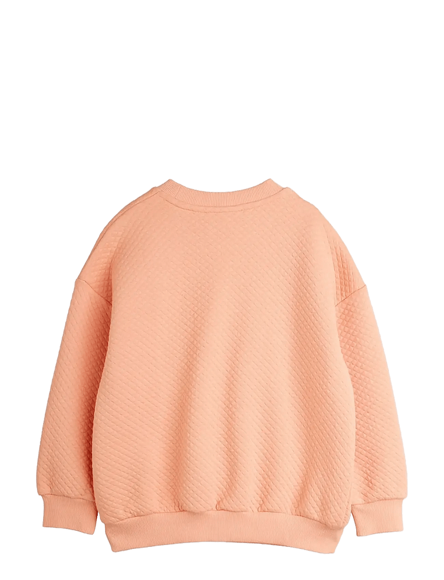 Mini Rodini - Trophy emb quilted sweatshirt - sweatshirts - pink - 1