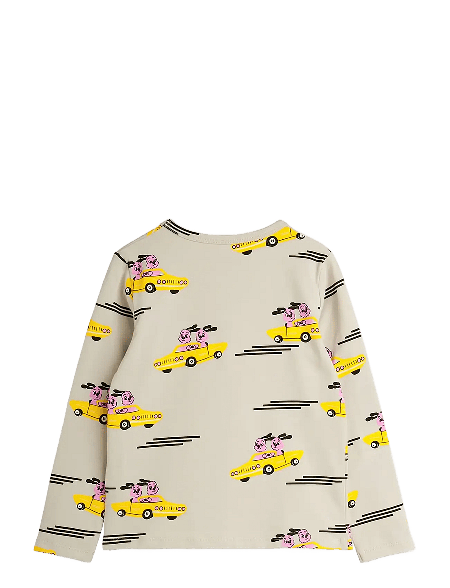 Mini Rodini - Racing rabbits aop ls tee - langärmelig - grey - 2