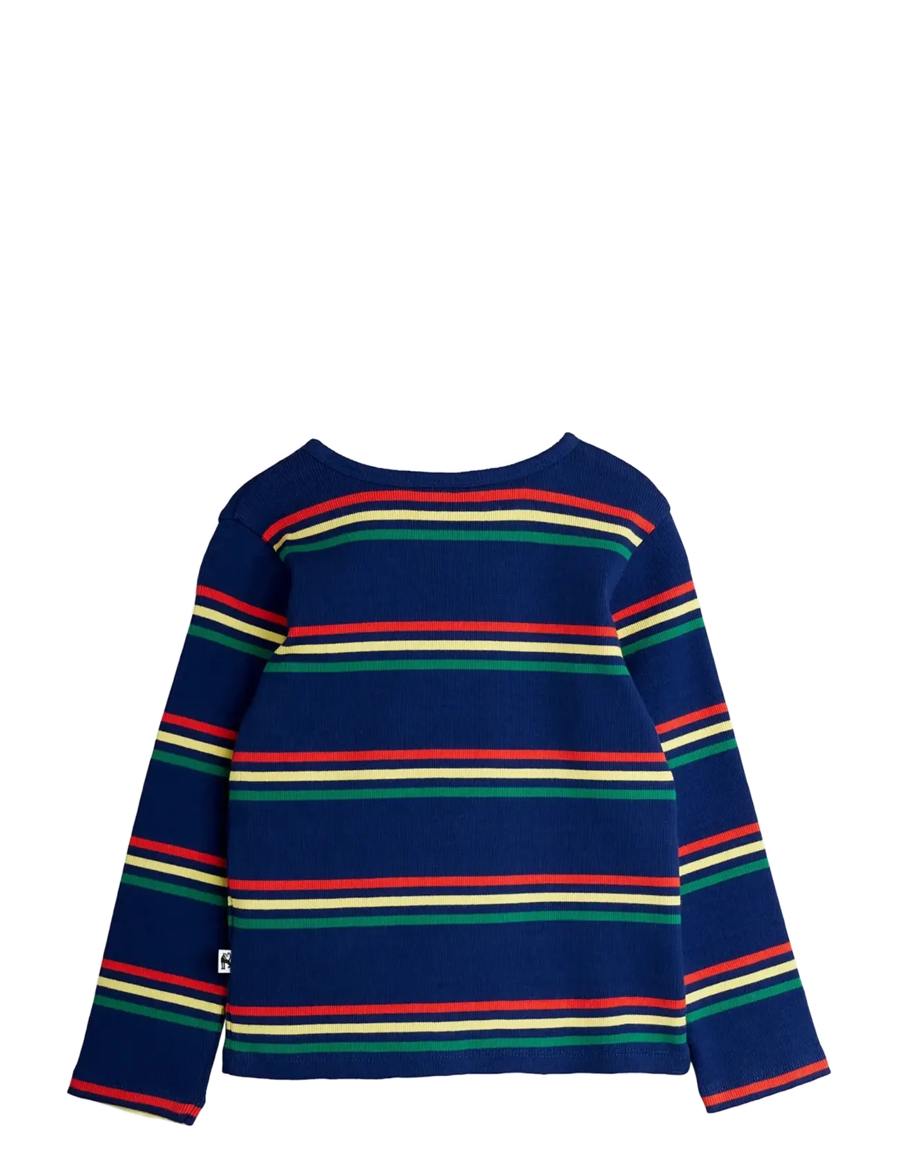 Mini Rodini - Multi color stripe ls tee - langärmelig - multi - 1
