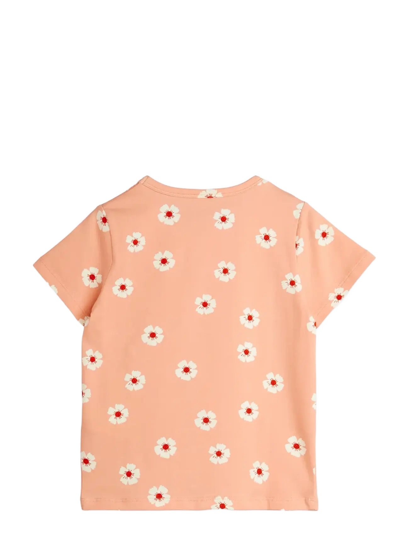 Mini Rodini - Flowers aop ss tee - kurzärmelige - pink - 1