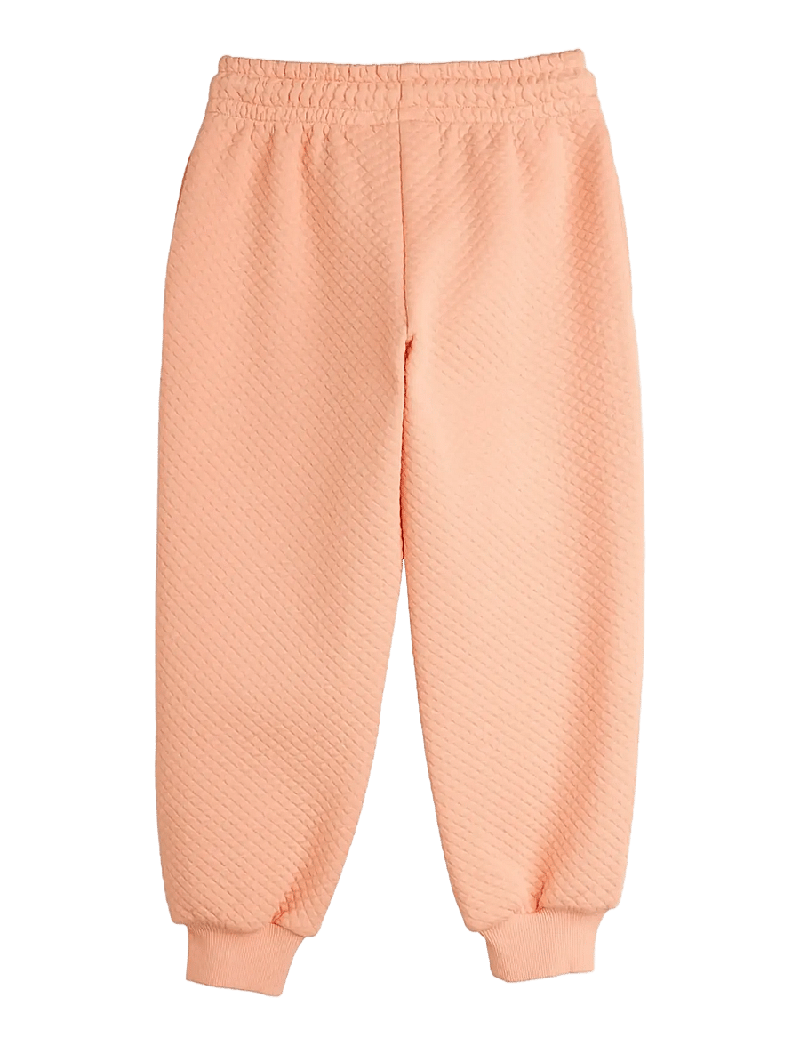 Mini Rodini - Trophy emb quilted sweatpants - jogginghosen - pink - 2