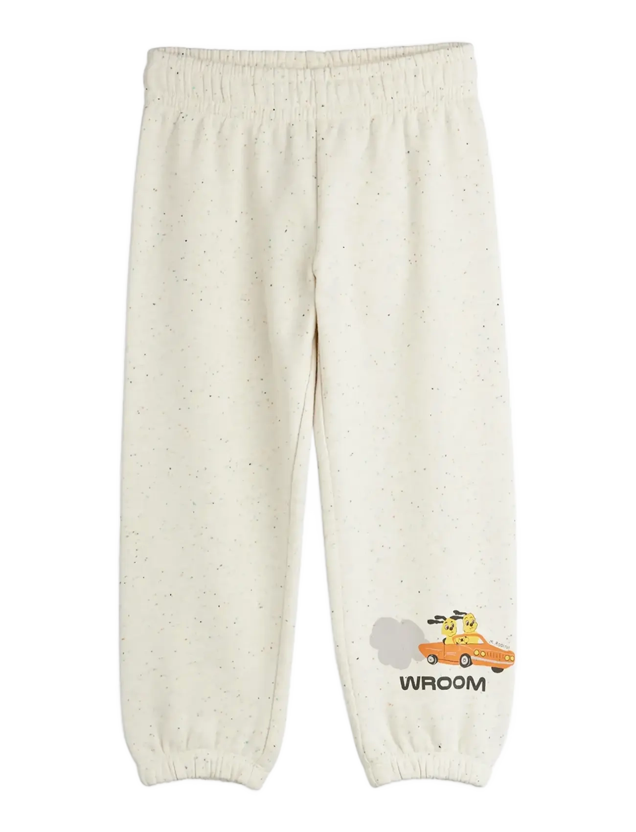 Mini Rodini - Racing rabbits sp sweatpants - jogginghosen - white - 1