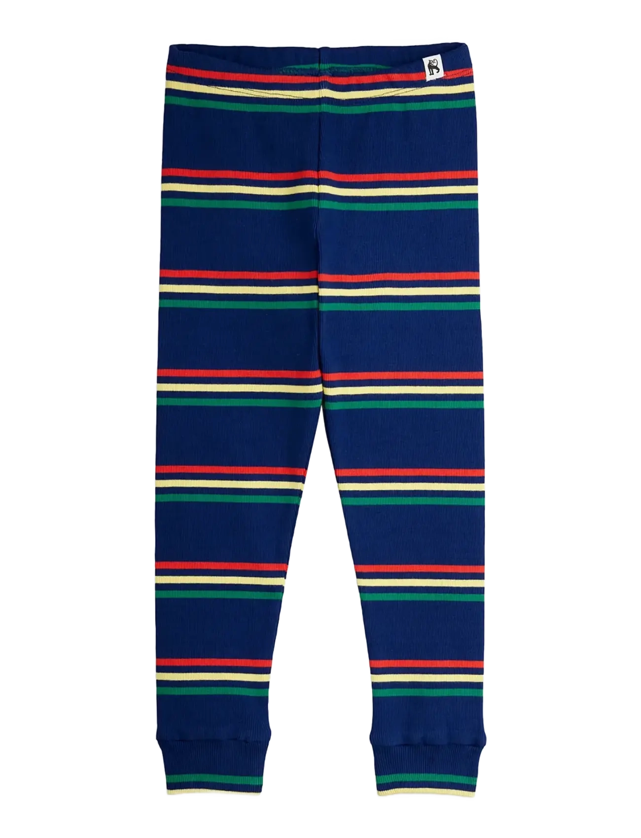 Mini Rodini Multi color stripe leggings - Hosen - MULTI / navy