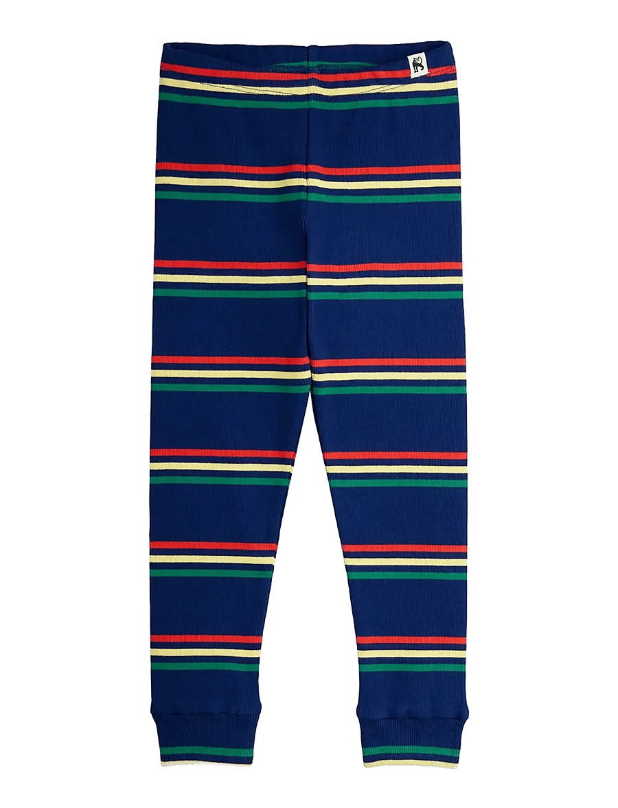 Mini Rodini - Multi color stripe leggings - leggings - multi - 0