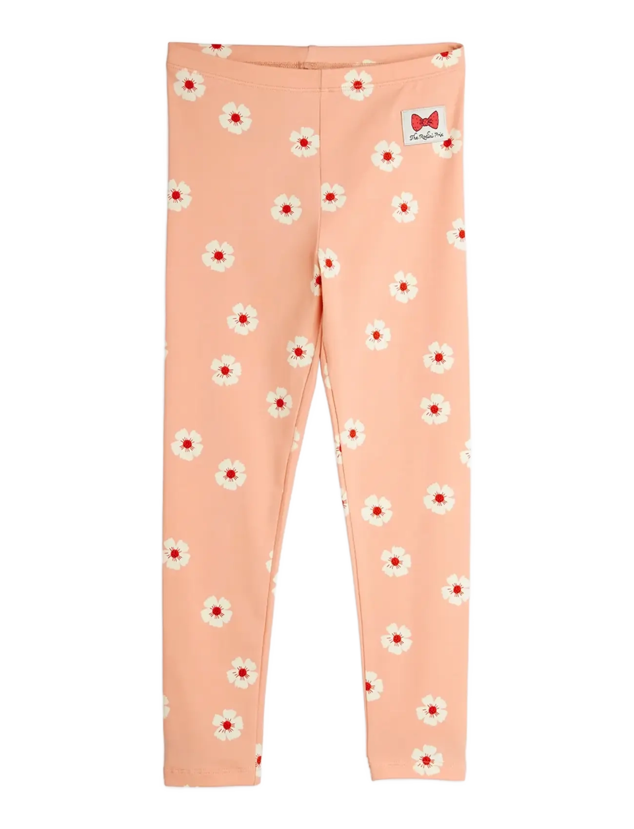 Mini Rodini Flowers aop leggings - Hosen - PINK / pink/rose