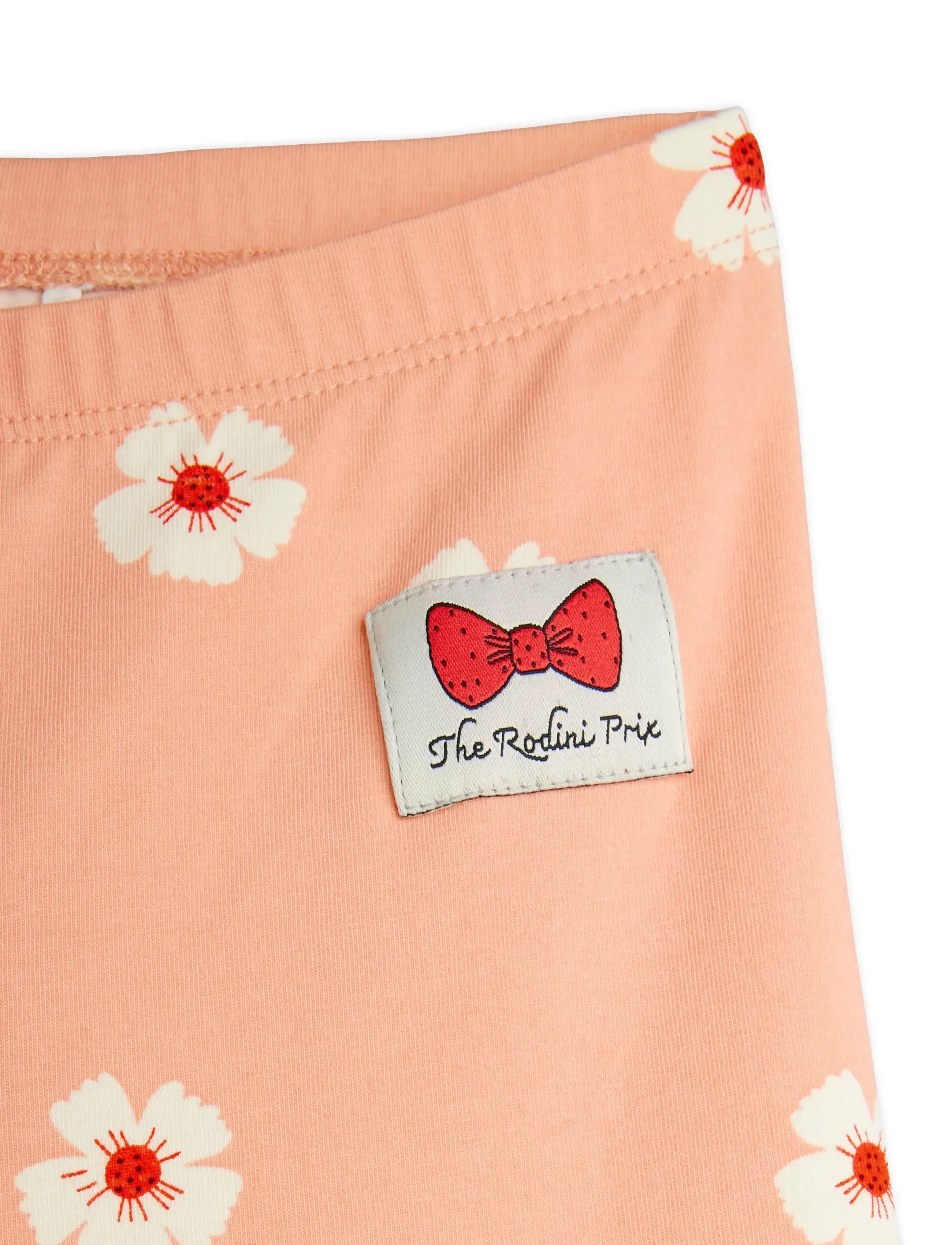 Mini Rodini - Flowers aop flared trousers - babyhosen - pink - 3