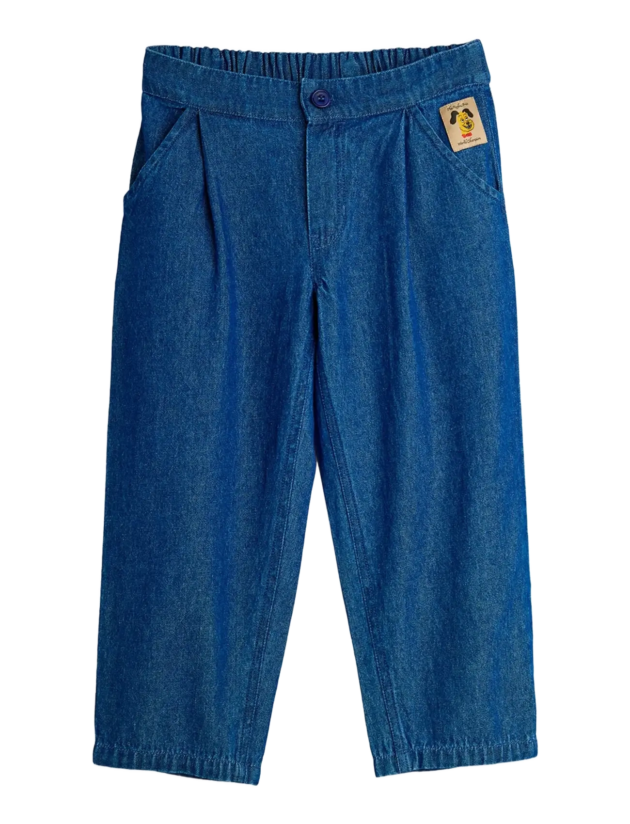 Mini Rodini Rodini prix Lw denim woven trousers - Bukser - BLUE / blue