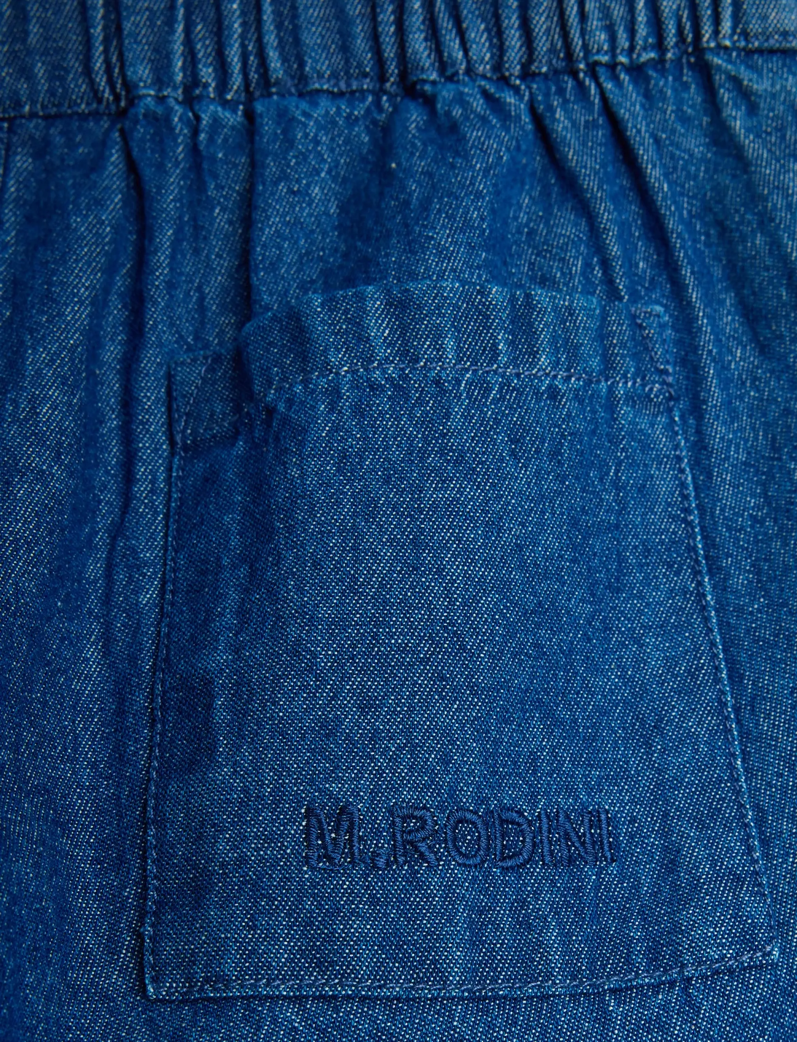 Mini Rodini - Rodini prix Lw denim woven trousers - blue - 2