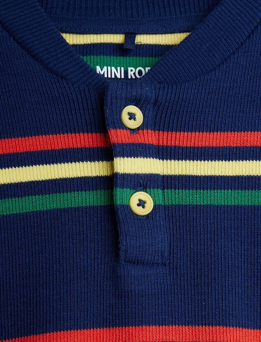 Mini Rodini - Multi color stripe ls baby set - sets mit body - multi - 2