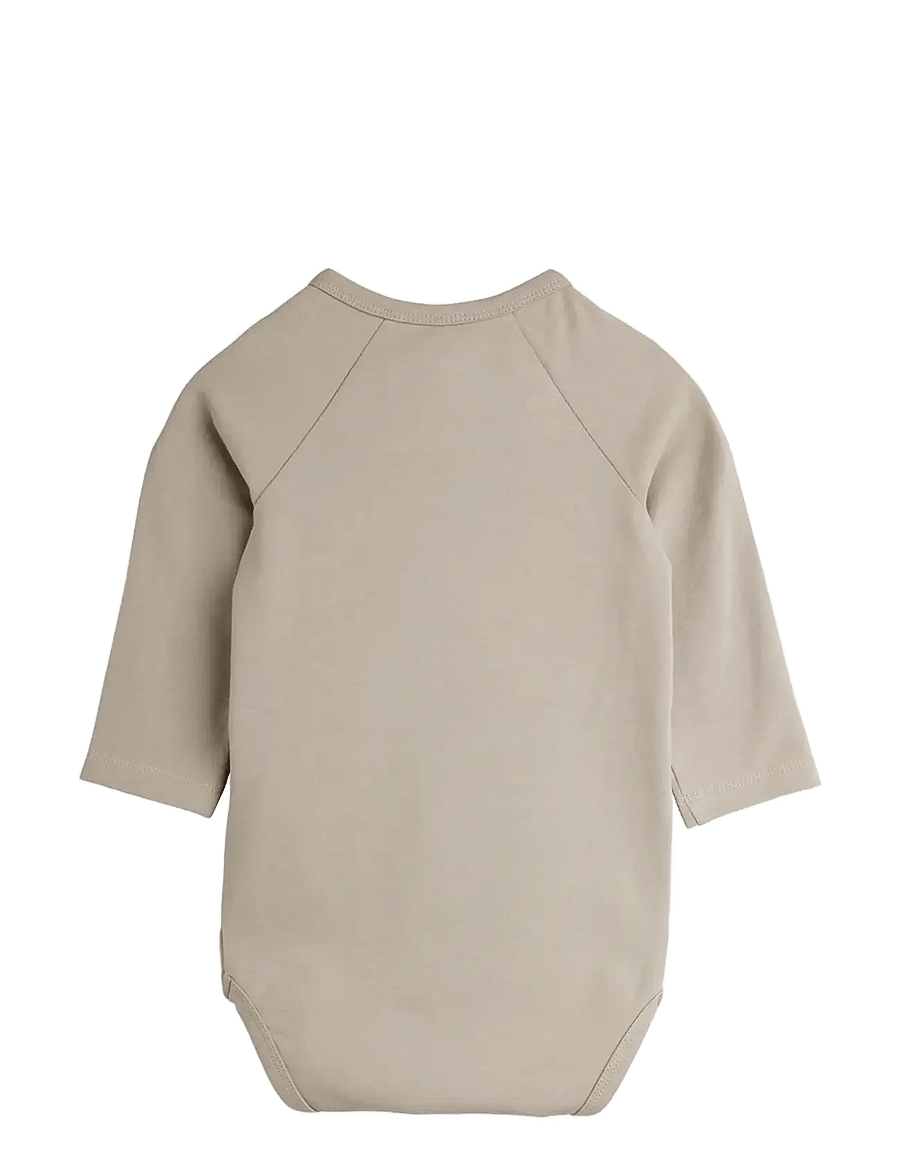 Mini Rodini - Rodini prix sp ls body - long-sleeved bodies - grey - 1