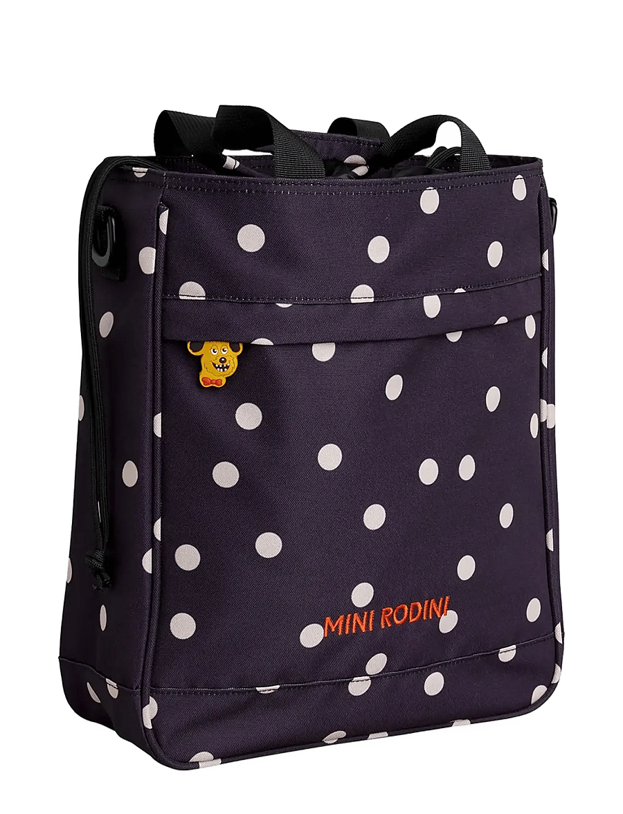 Mini Rodini - Dots aop complimentary bag - black - 0