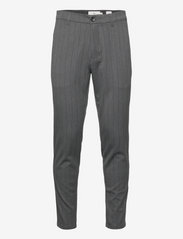 Minimum - ugge 2.0 - suit trousers - dark grey mel - 0
