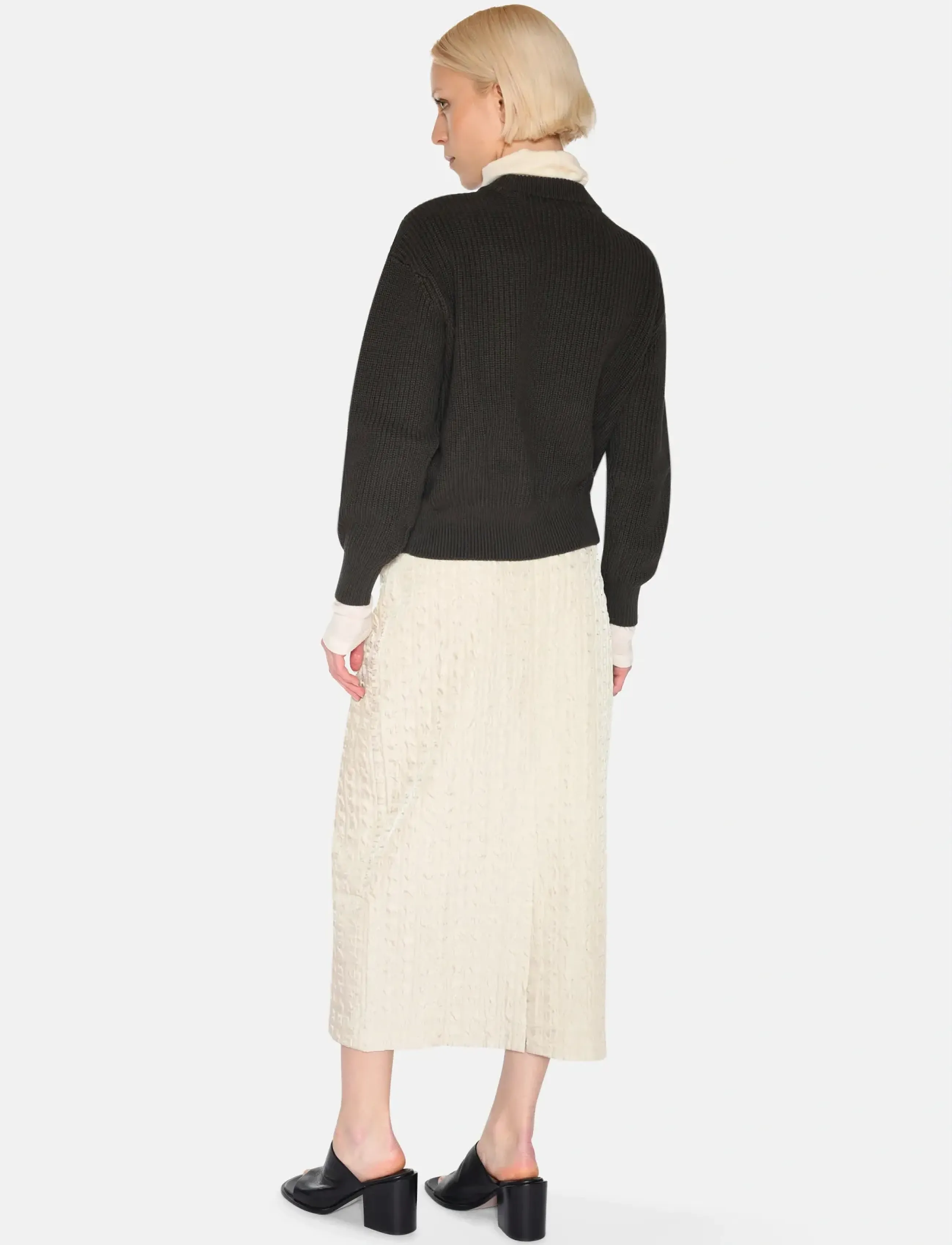 Minimum - Mikala jumper G006 GOTS - trøjer - 0506 black ink - 4