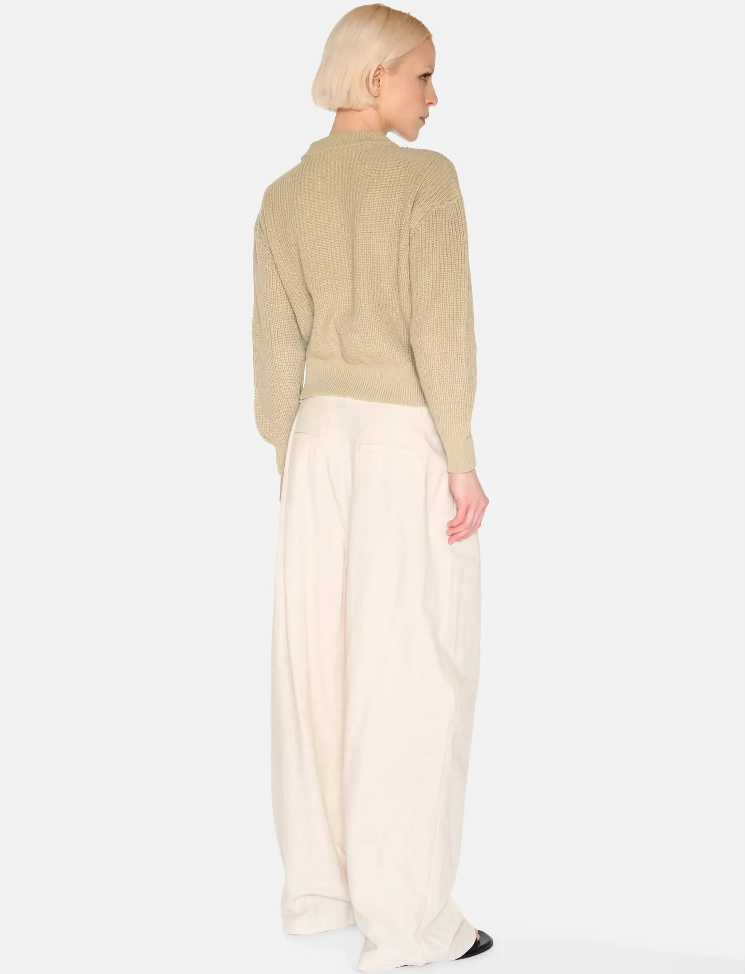 Minimum - Mikala jumper G006 GOTS - trøjer - 0513 eucalyptus - 3