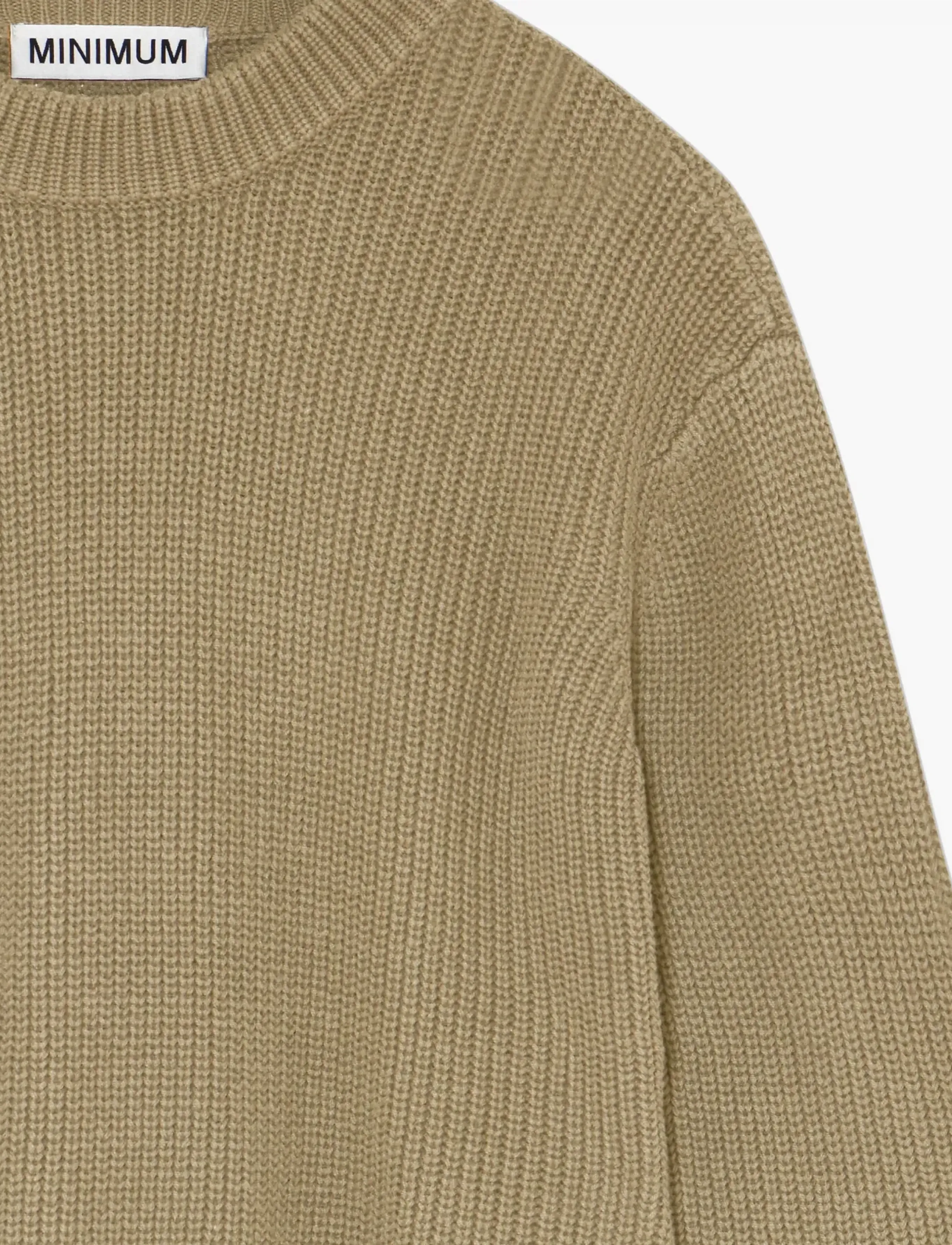 Minimum - Mikala jumper G006 GOTS - trøjer - 0513 eucalyptus - 4