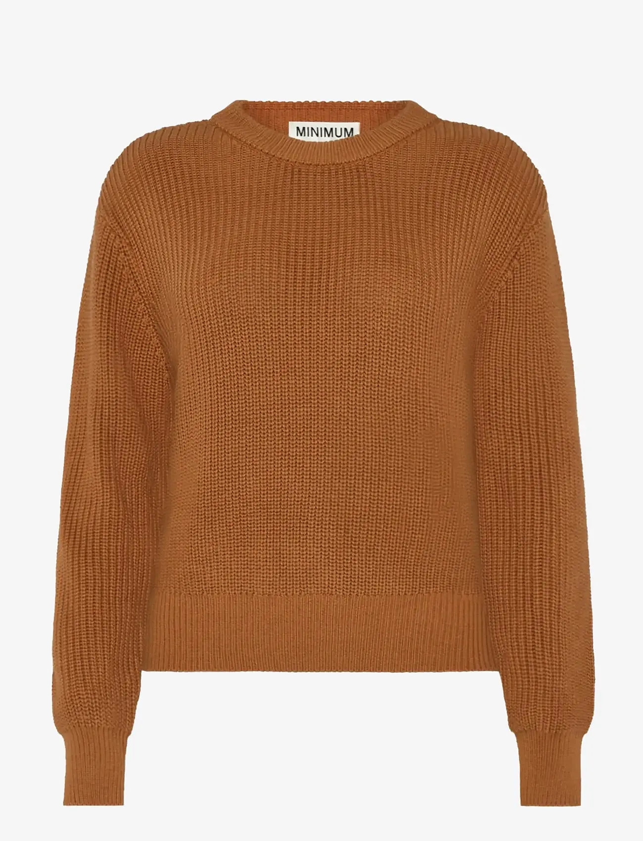 Minimum - Mikala jumper G006 GOTS - trøjer - 1137 cashew - 0