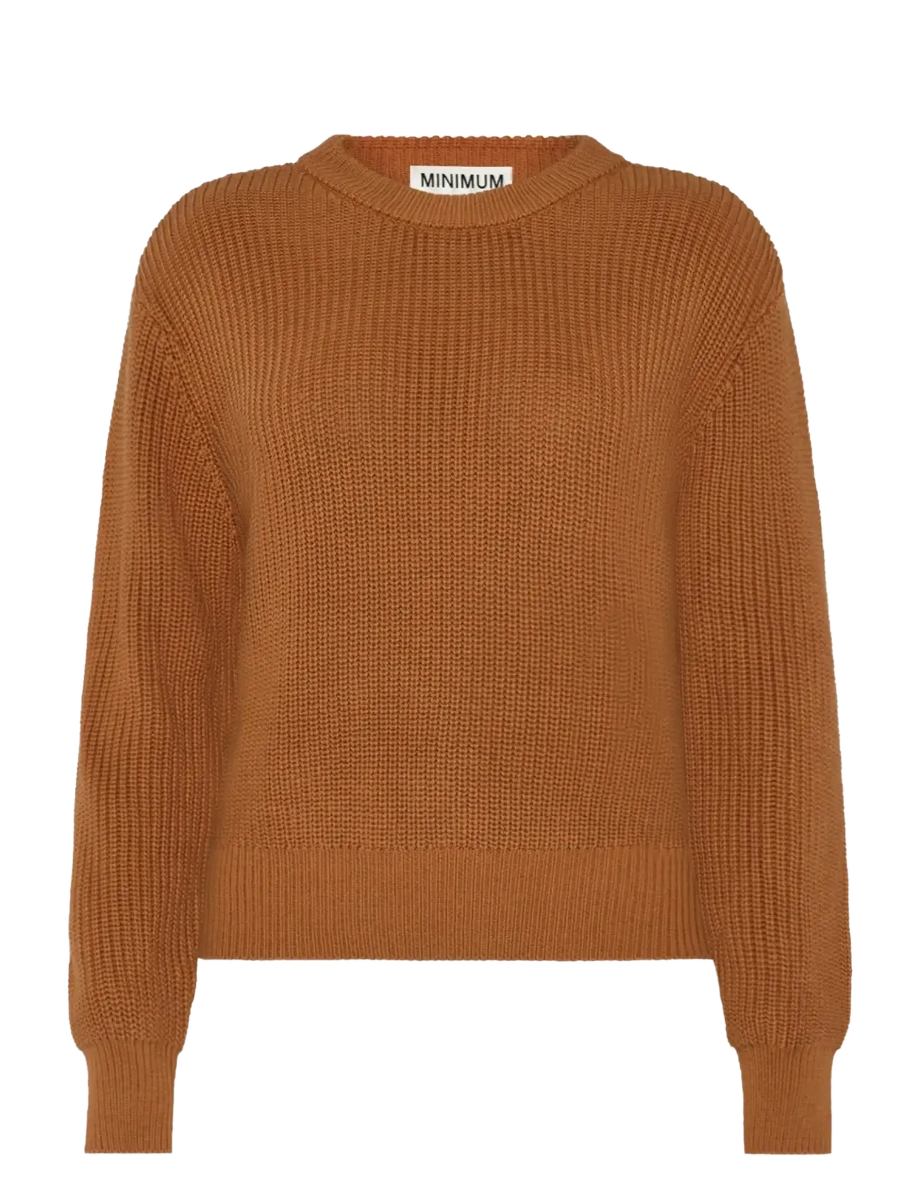 Minimum Mikala jumper G006 GOTS - Kläder - 1137 CASHEW / brown