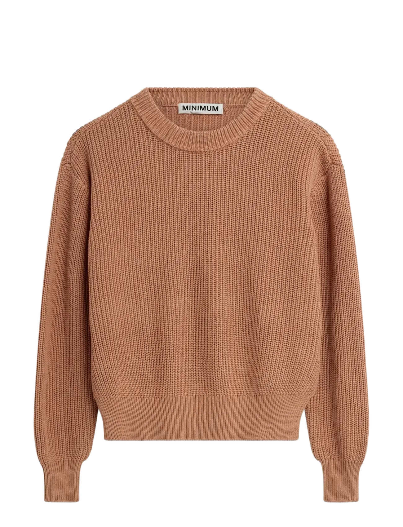 MINIMUM Mikala Jumper G006 Gots Braun - M - Damen