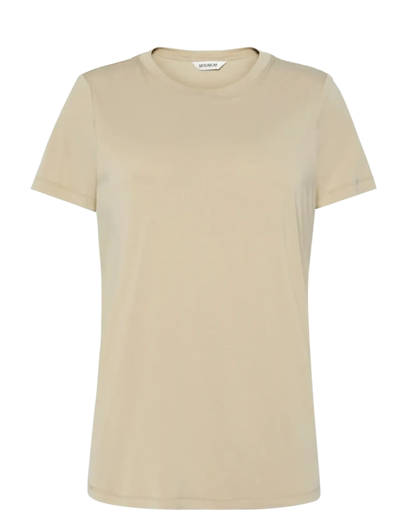 Minimum Rynah t-shirt 2.0 0281 - T-shirts & Toppe - 0513 EUCALYPTUS / beige