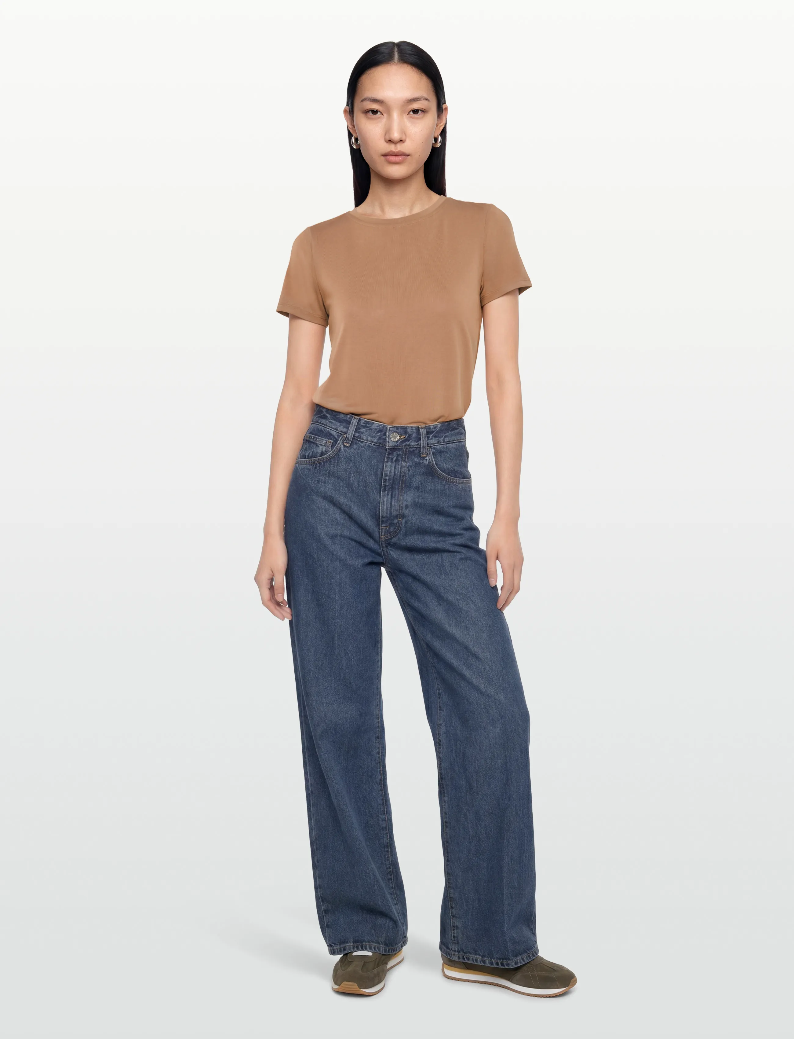 Minimum - Rynah t-shirt 2.0 0281 - t-shirts & tops - 1230 mocha mousse - 0