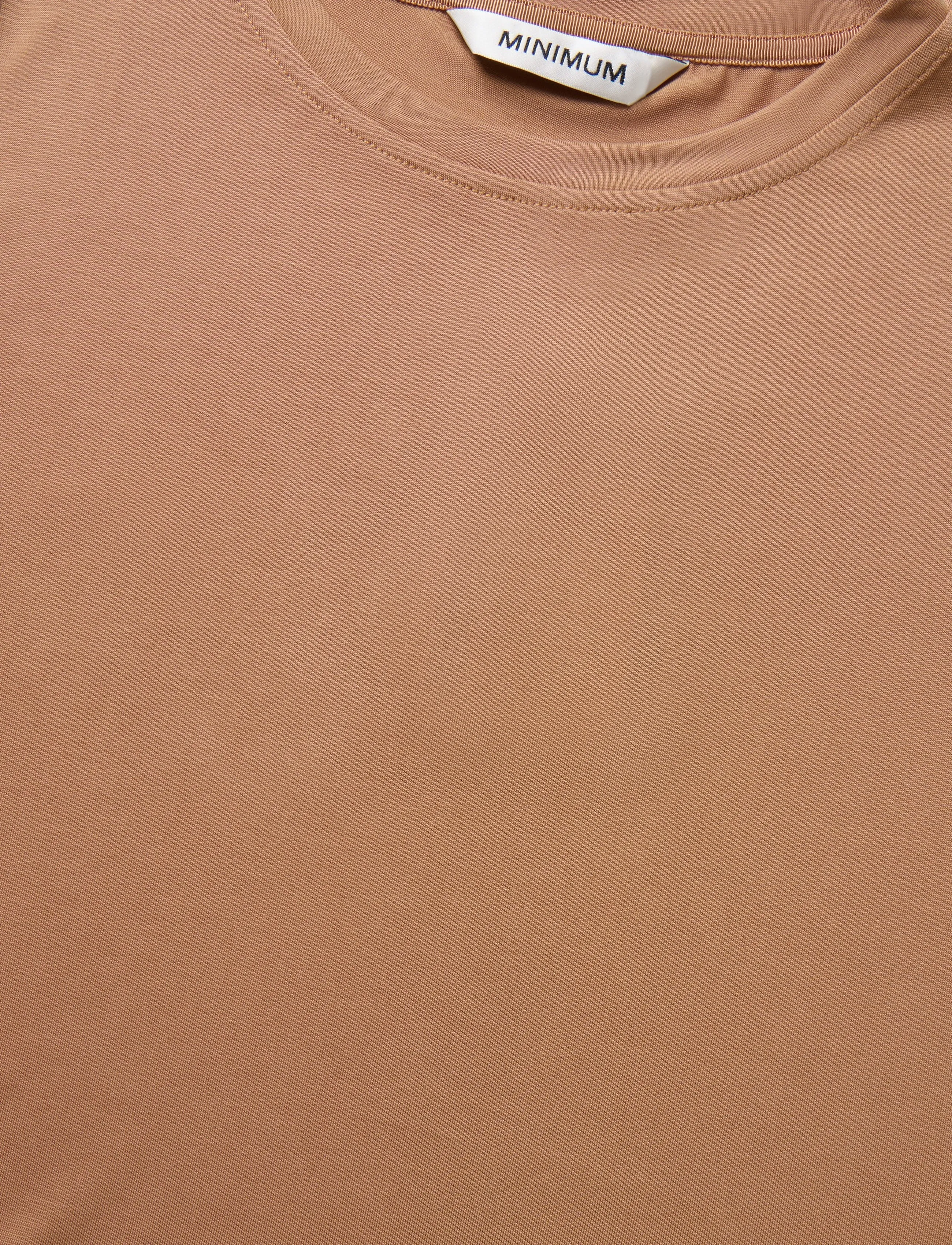 Minimum - Rynah t-shirt 2.0 0281 - t-shirts & tops - 1230 mocha mousse - 5