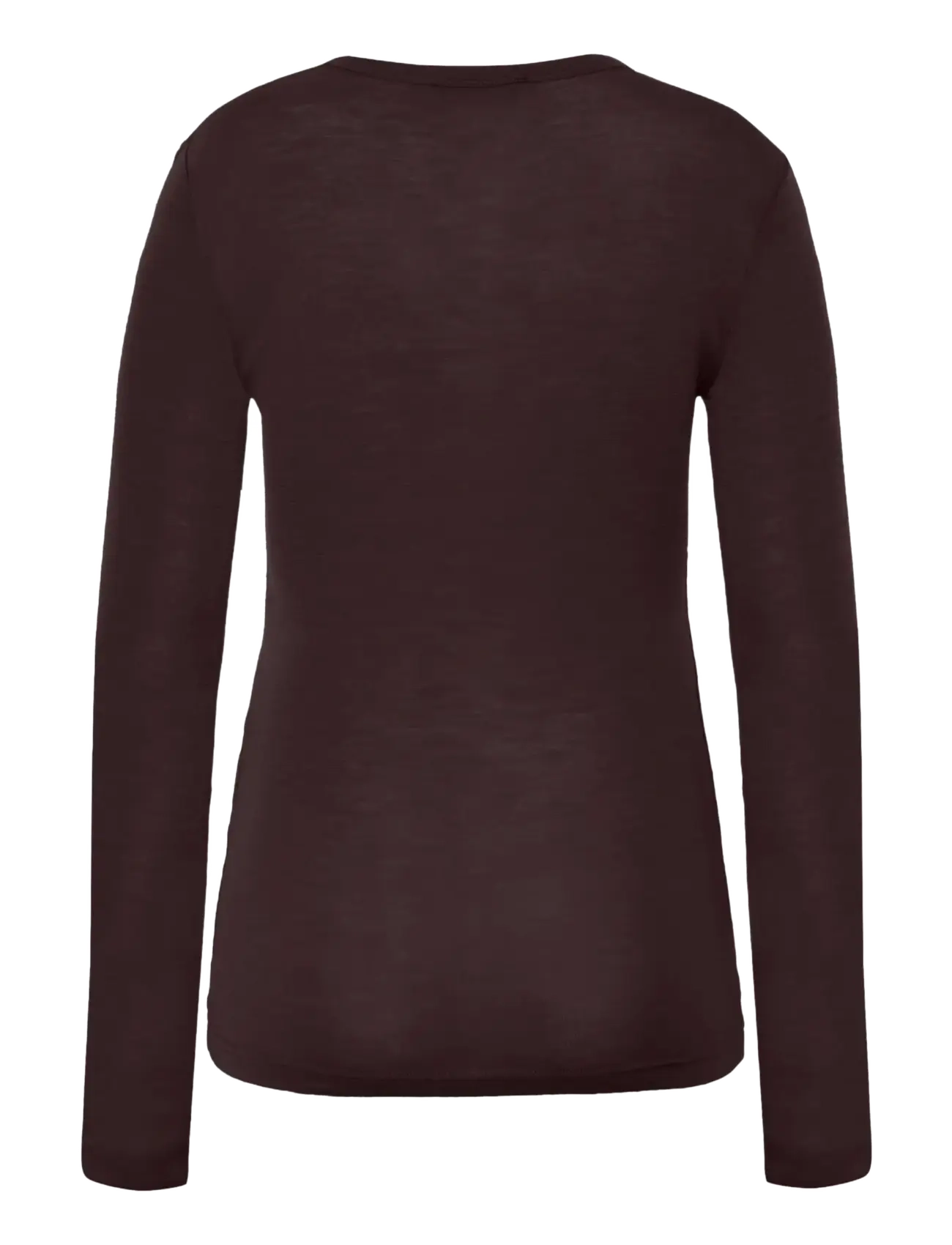 Minimum - Natashas crew neck 3736 - langärmlige tops - 1619 fudge - 1