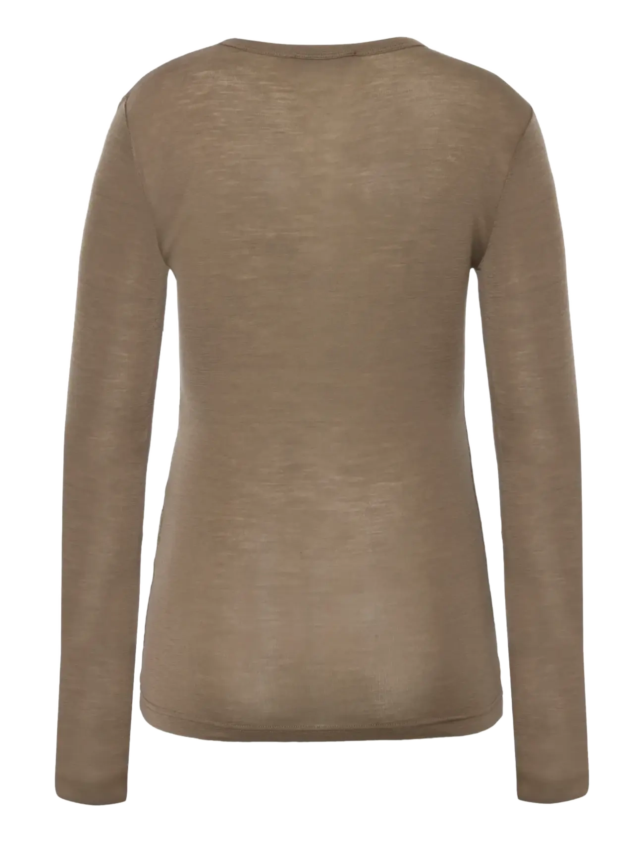 Minimum - Natashas crew neck 3736 - langærmede toppe - 1815 shitake - 2