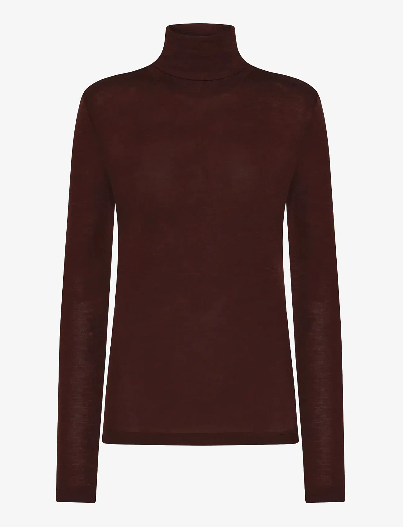 Minimum - Pernilles turtleneck 3736 - herbstliche kleidung - 1619 fudge - 0