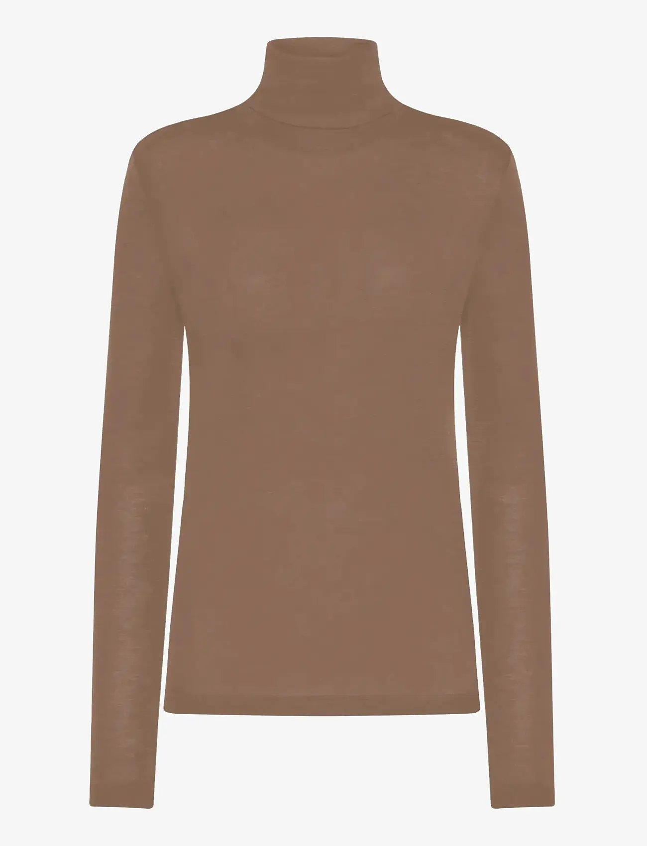 Minimum - Pernilles turtleneck 3736 - herbstliche kleidung - 1815 shitake - 0