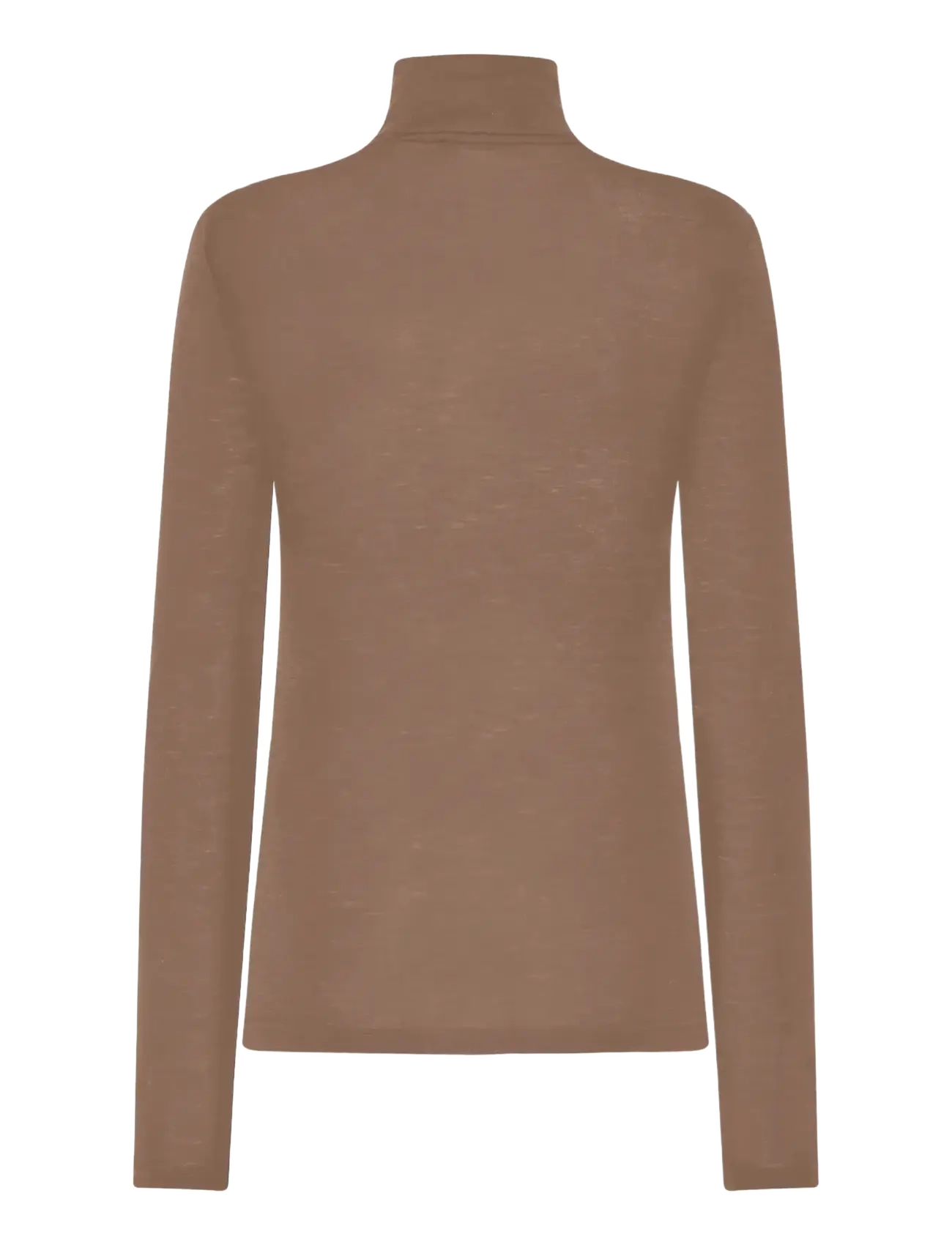 Minimum - Pernilles turtleneck 3736 - rullekraver - 1815 shitake - 1